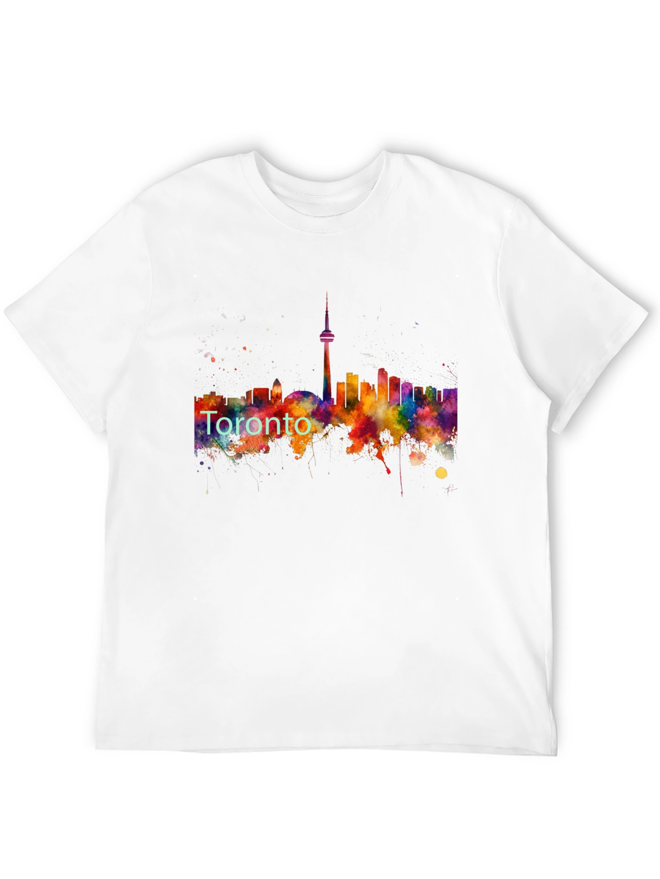 Toronto Skyline Black T-Shirt