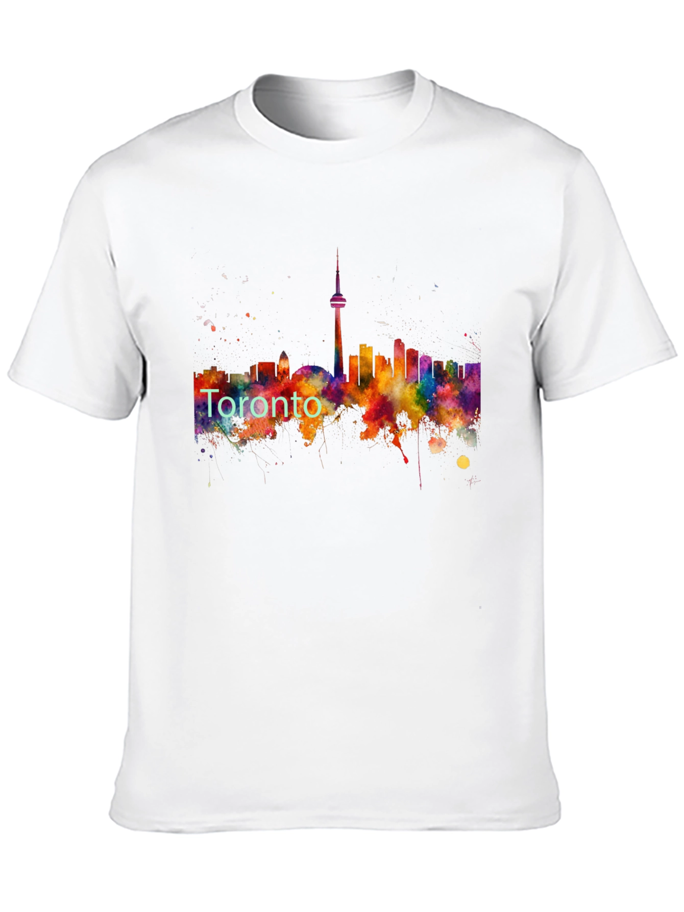 Toronto Skyline Black T-Shirt