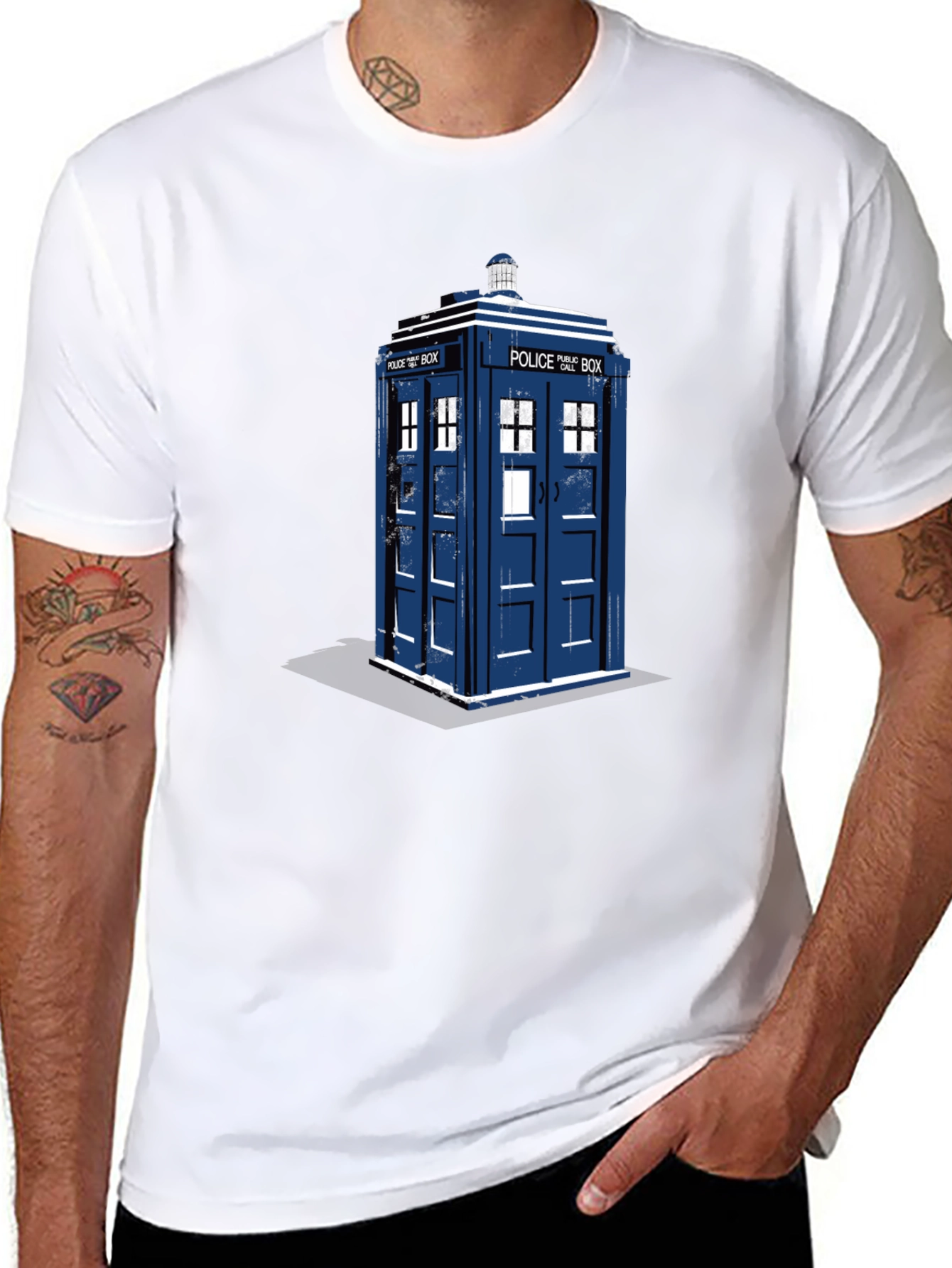 Doctor Who TARDIS Graphic Tee