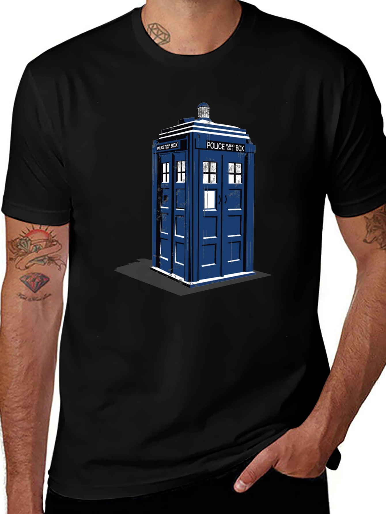 Doctor Who TARDIS Graphic Tee