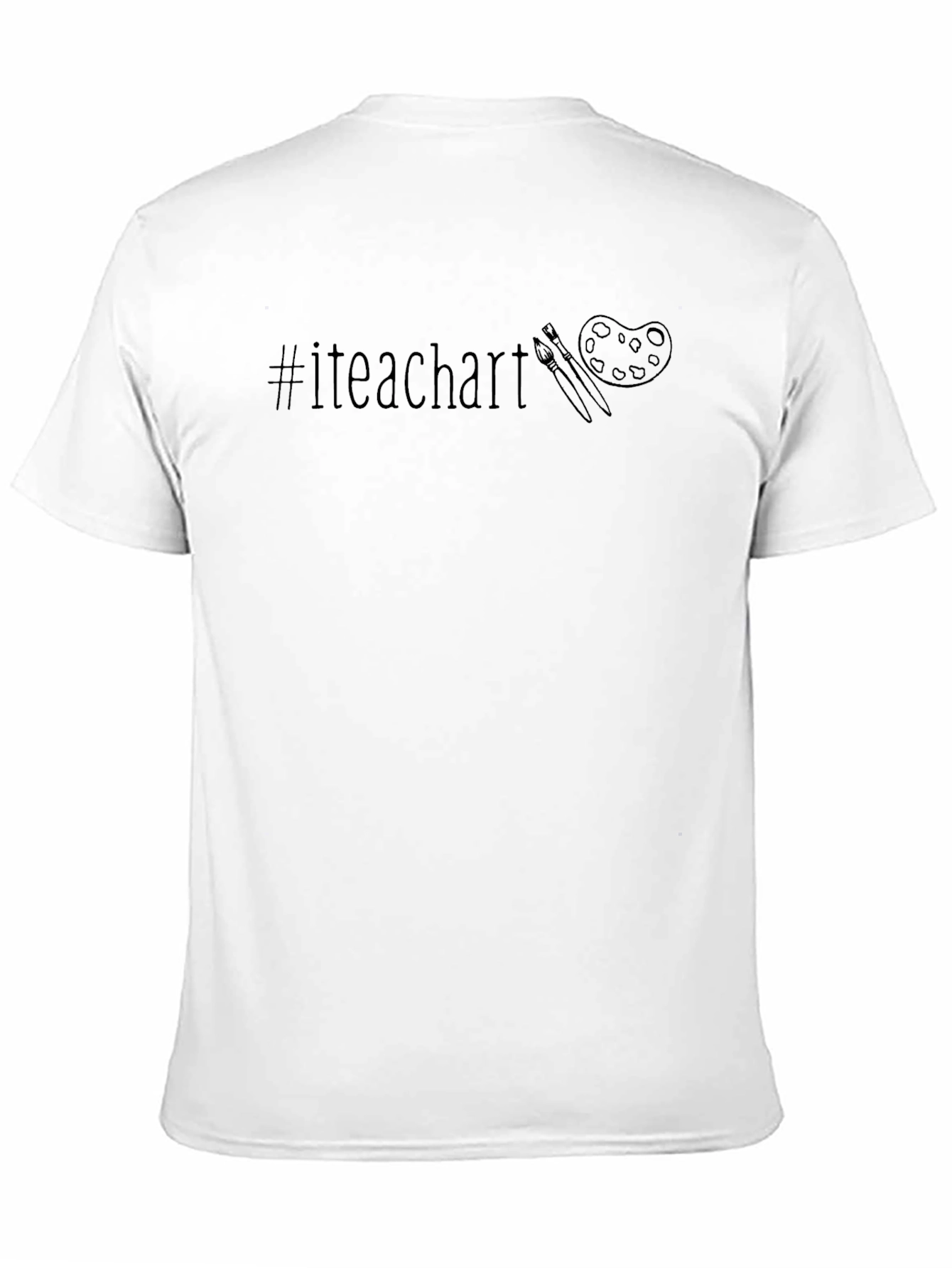 #iteachart Black Graphic Tee - Art Teacher Apparel