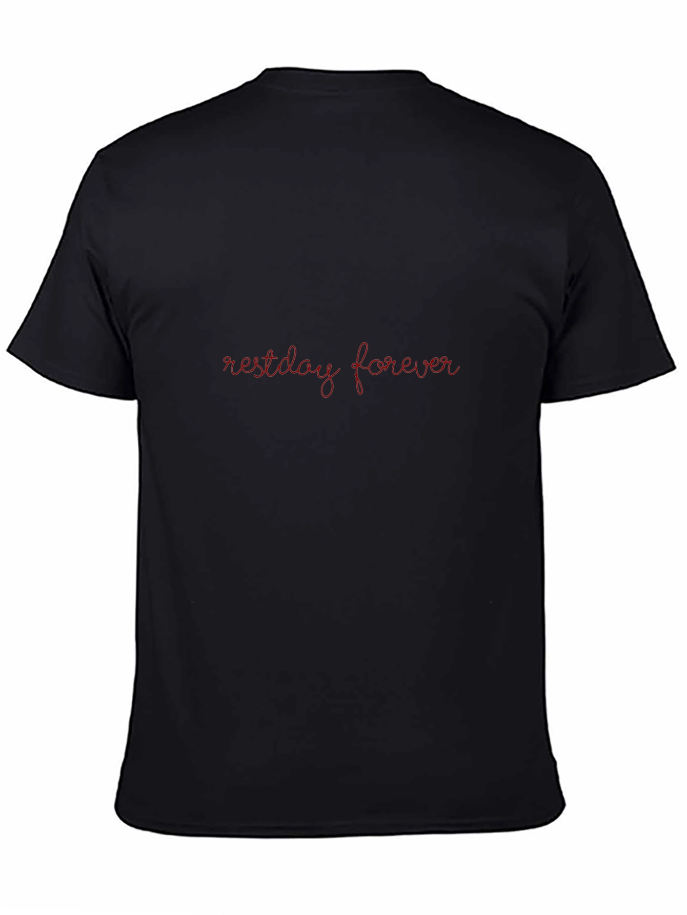 Restday Forever Graphic Tee - Black Casual Shirt
