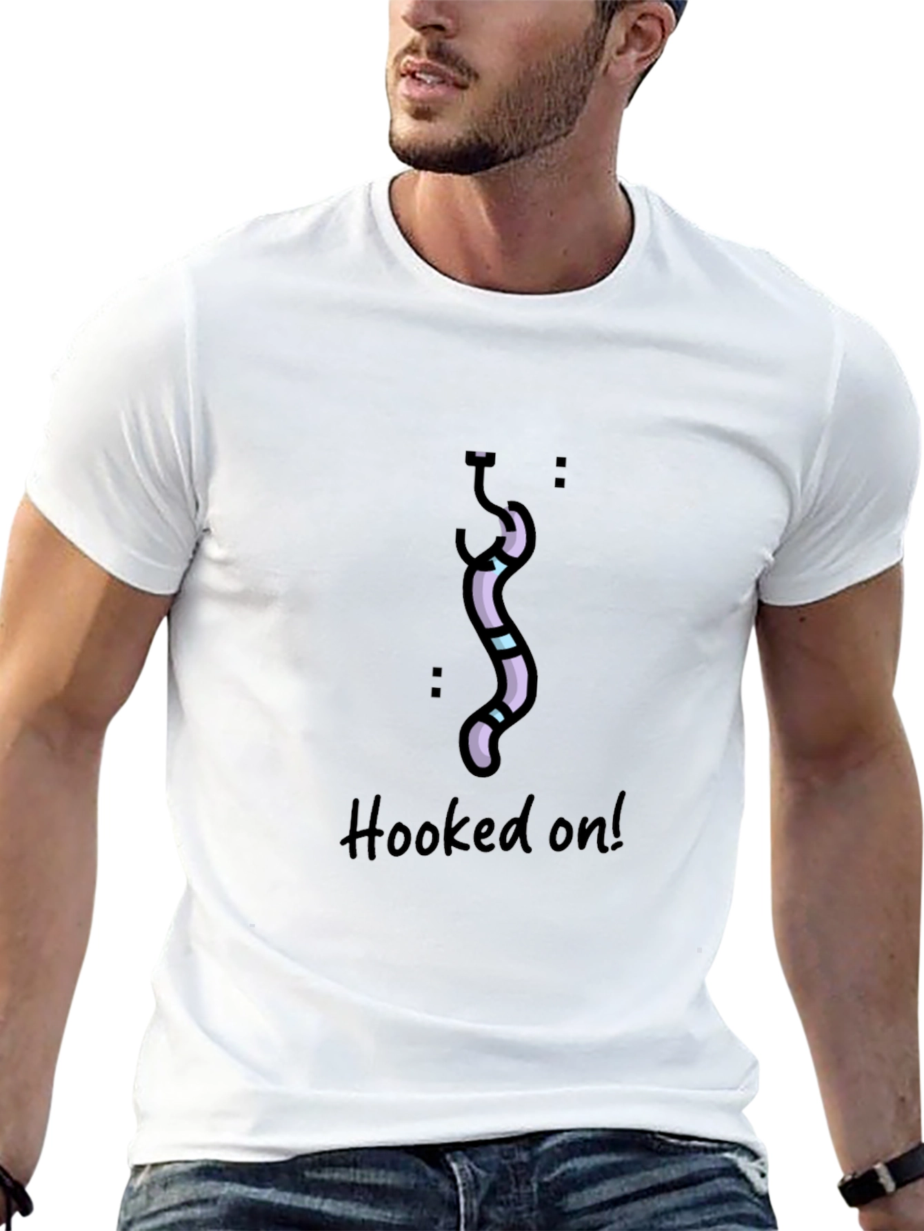 Hooked On! T-Shirt - Unique Graphic Tee