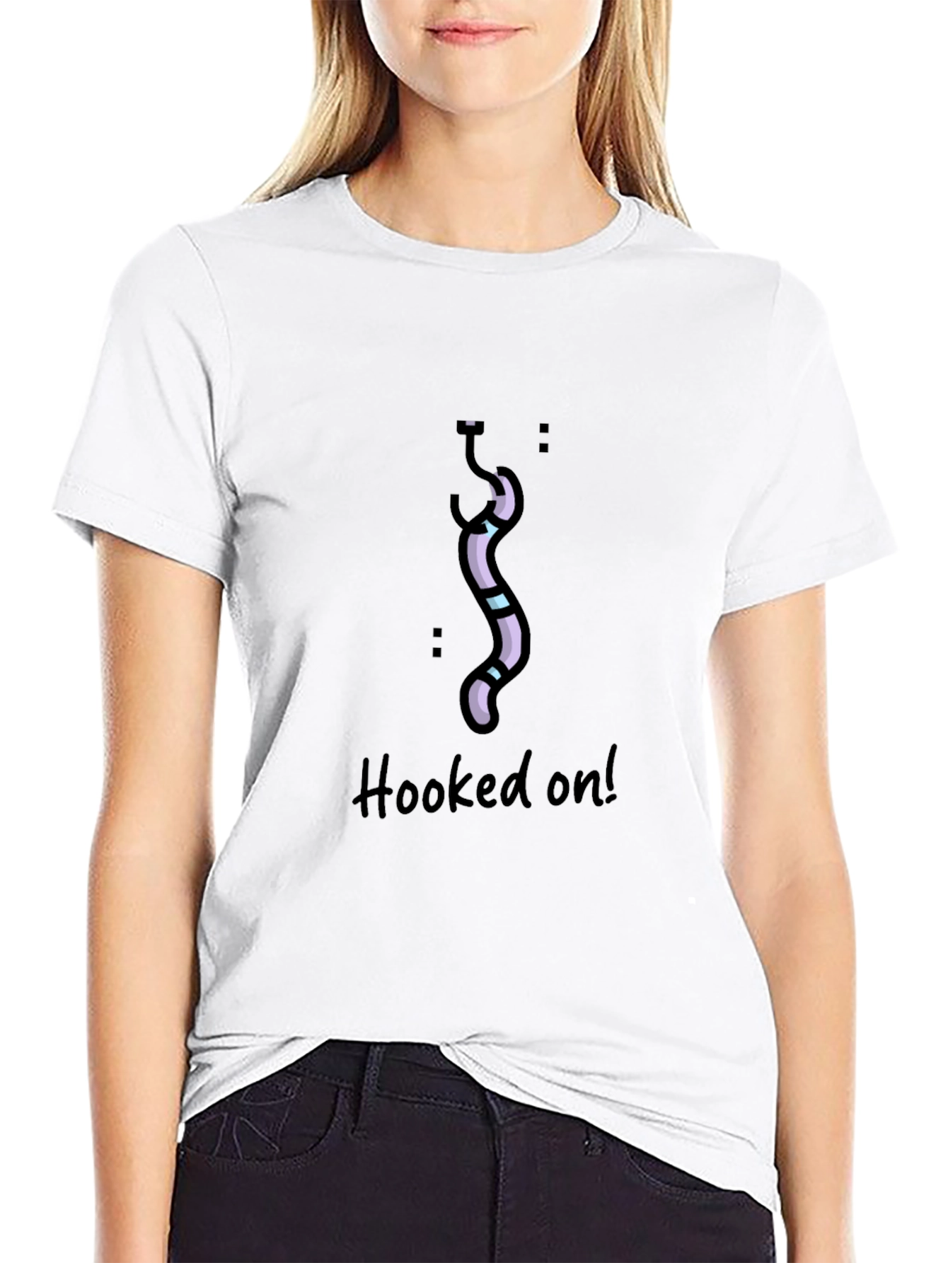 Hooked On! T-Shirt - Unique Graphic Tee