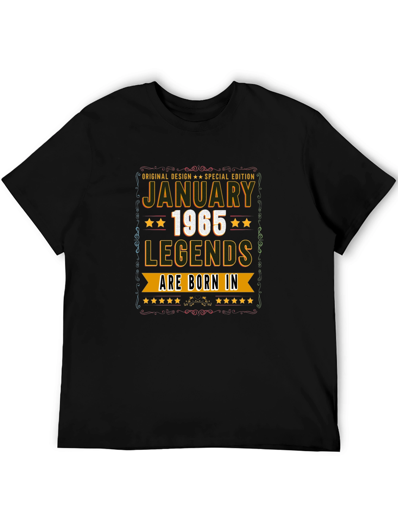January 1965 Legends T-Shirt - Birthday Gift