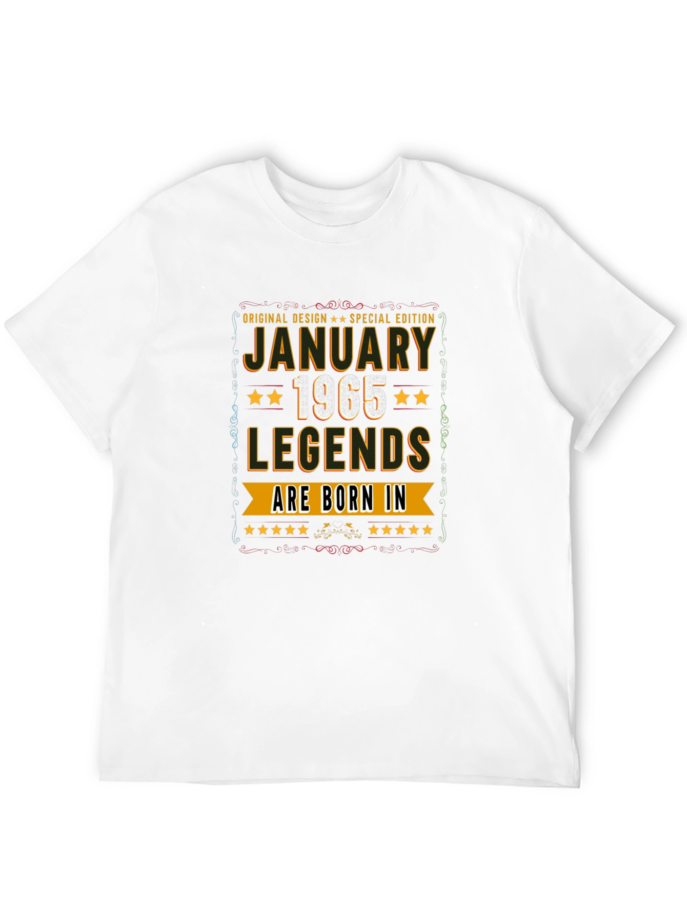 January 1965 Legends T-Shirt - Birthday Gift