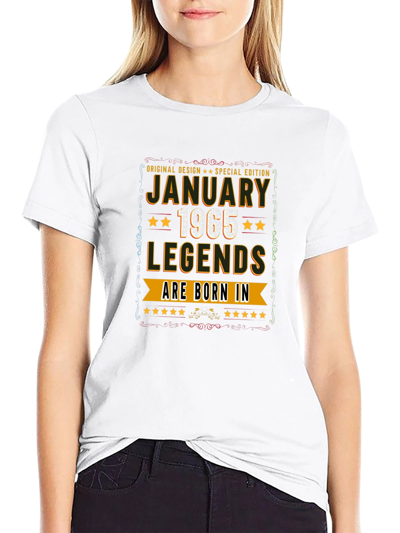 January 1965 Legends T-Shirt - Birthday Gift