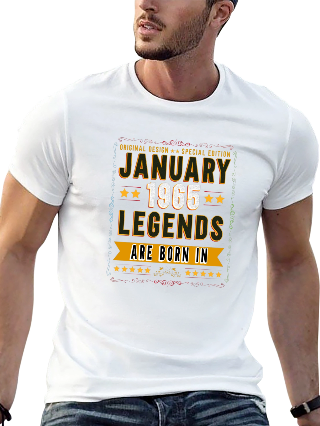 January 1965 Legends T-Shirt - Birthday Gift