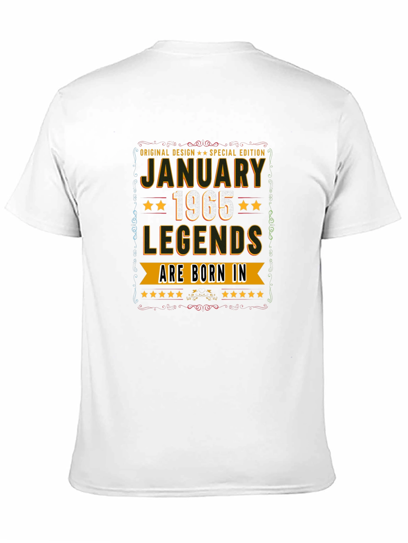 January 1965 Legends T-Shirt - Birthday Gift
