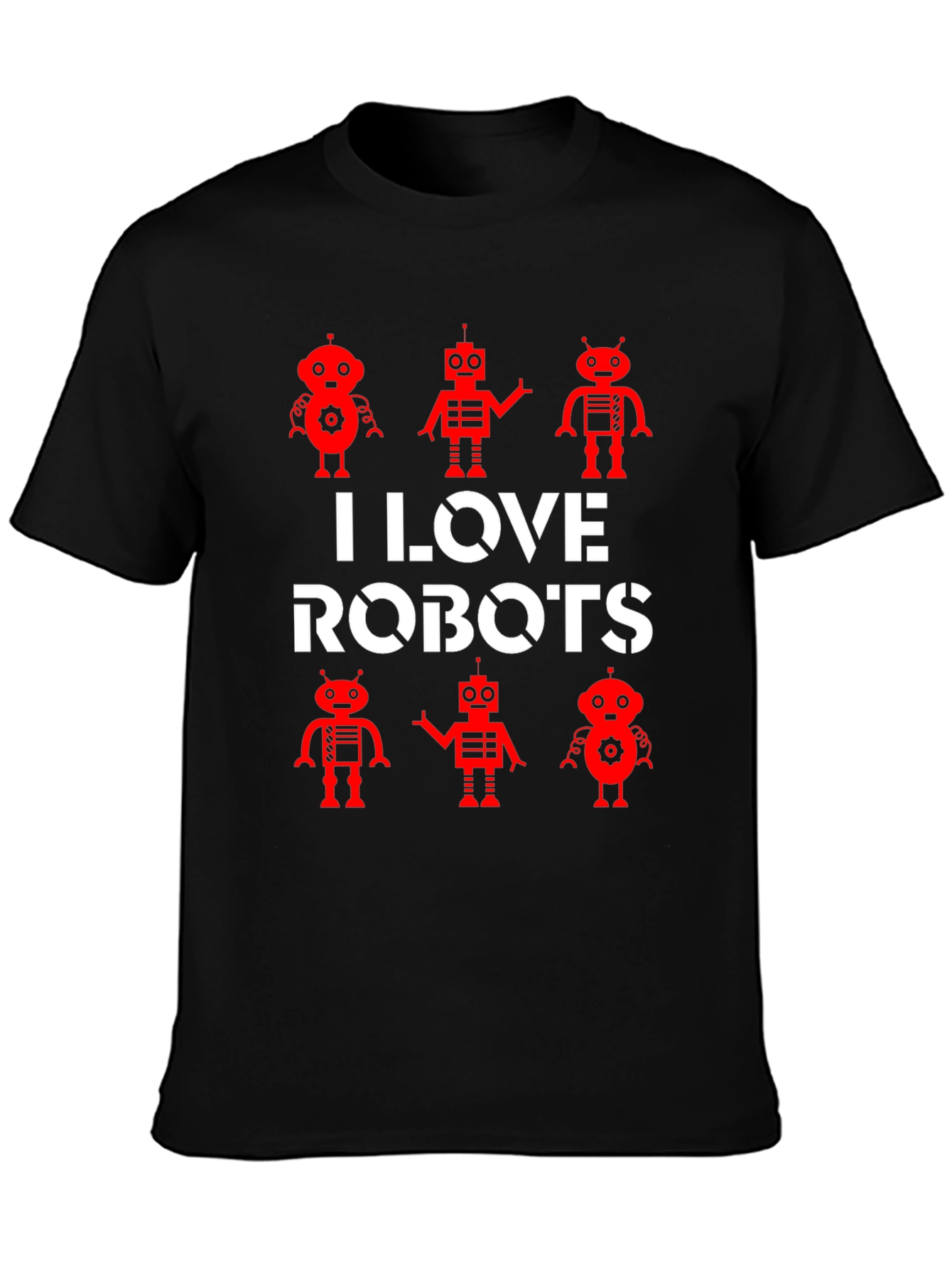 I Love Robots Graphic Tee
