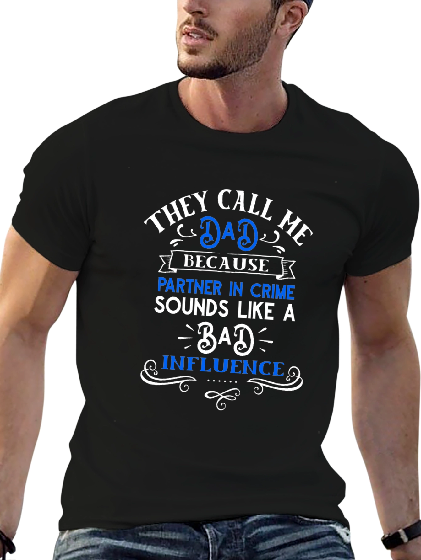 Dad Partner in Crime Graphic Tee