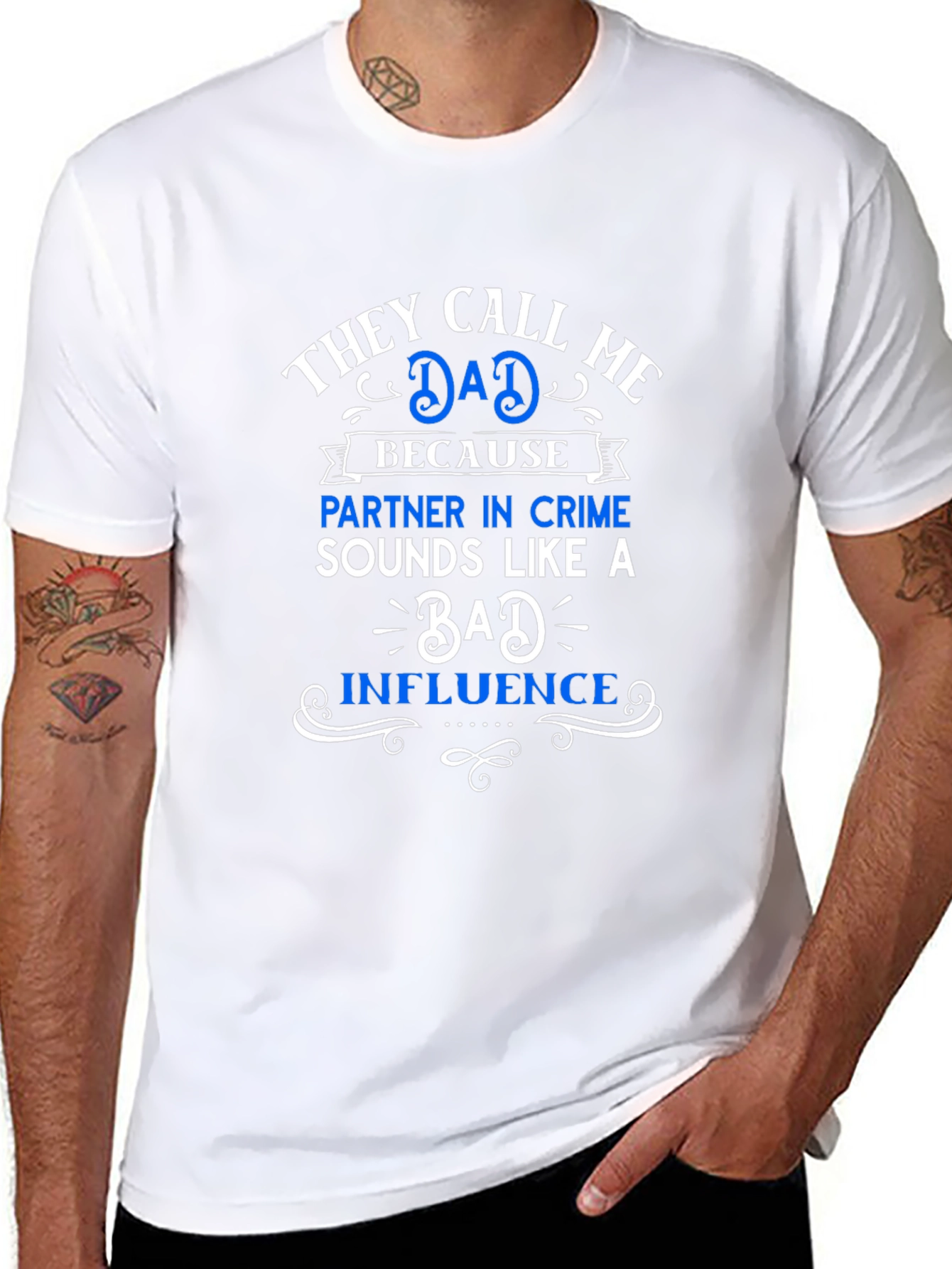 Dad Partner in Crime Graphic Tee