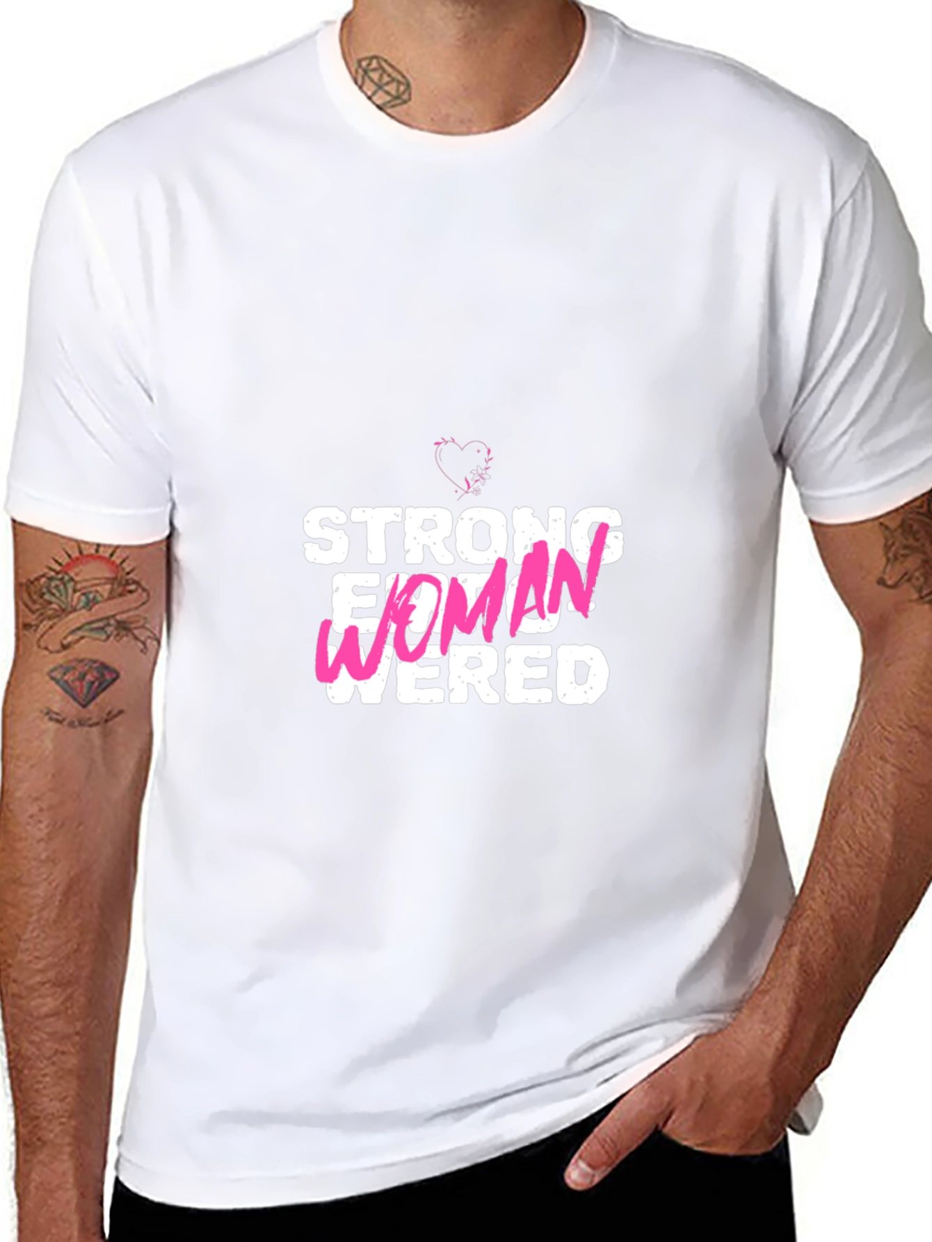 Empowered Womens Graphic T-Shirt - Black