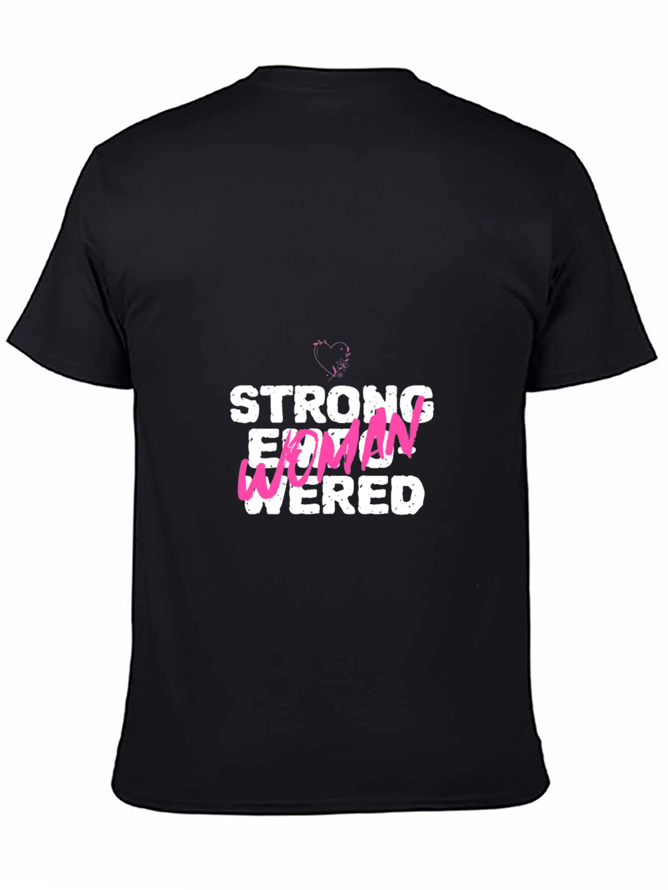 Empowered Womens Graphic T-Shirt - Black