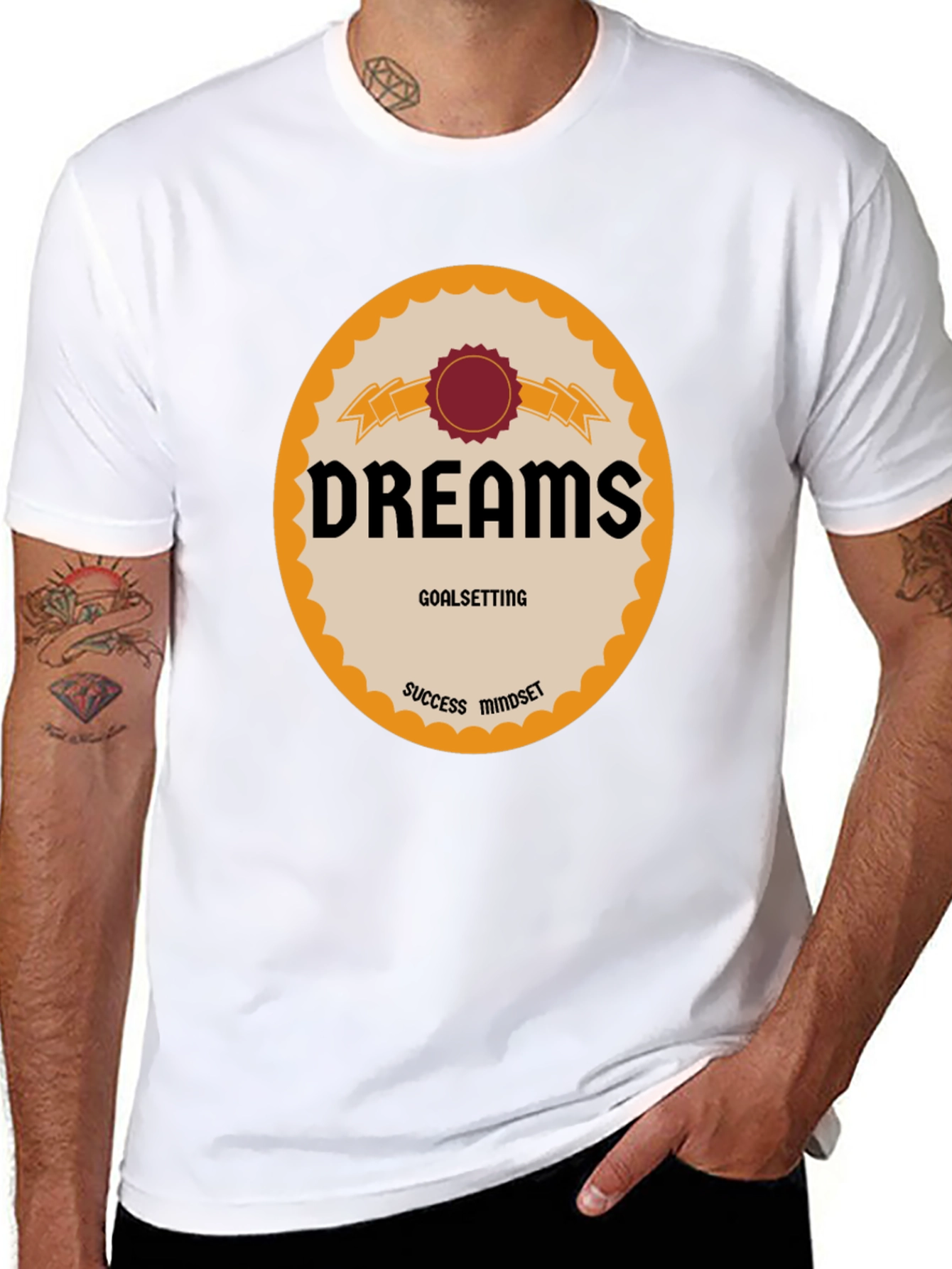 Dreams Goalsetting T-Shirt - Success Mindset Tee