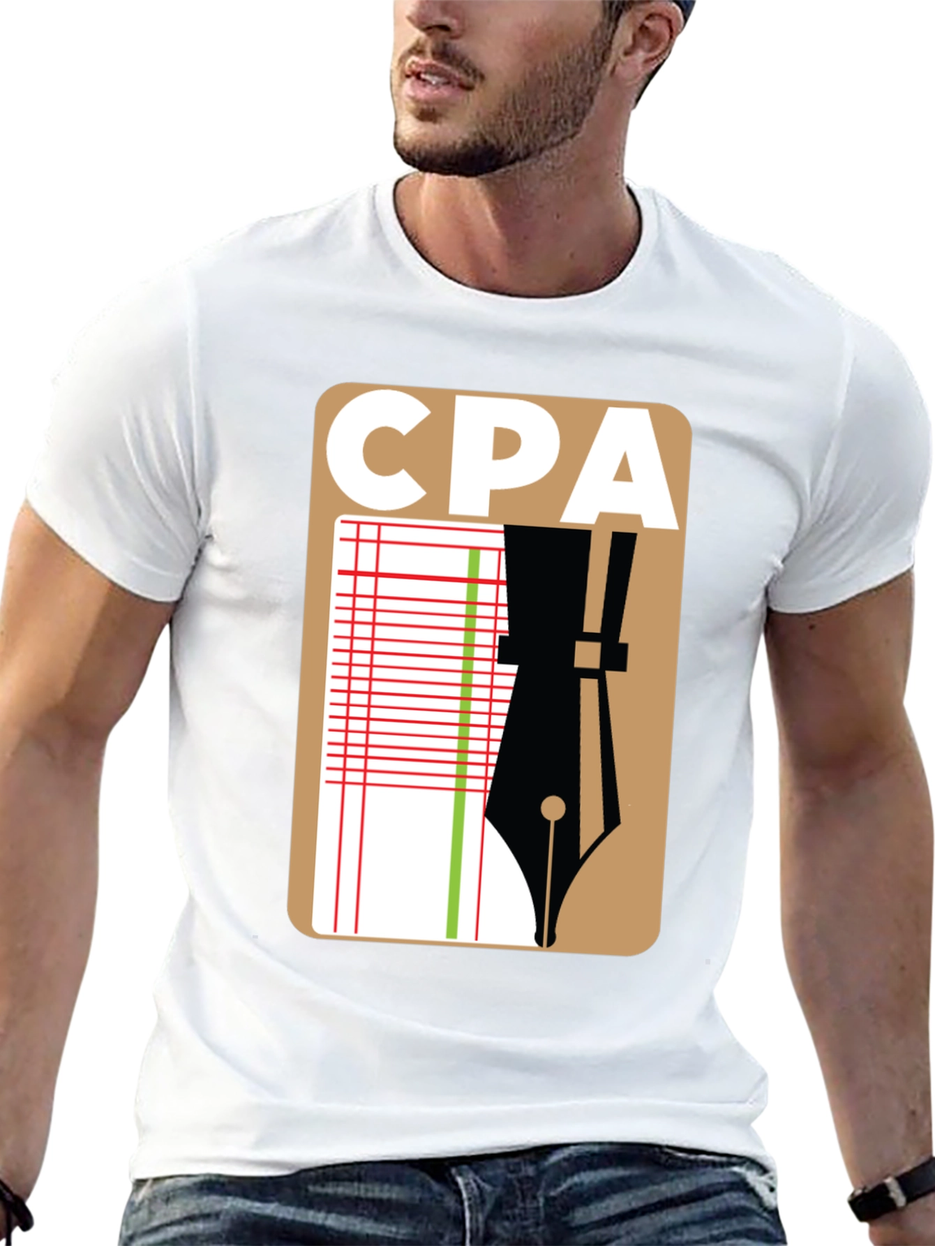 Accountant CPA T-Shirt - Financial Statement Design