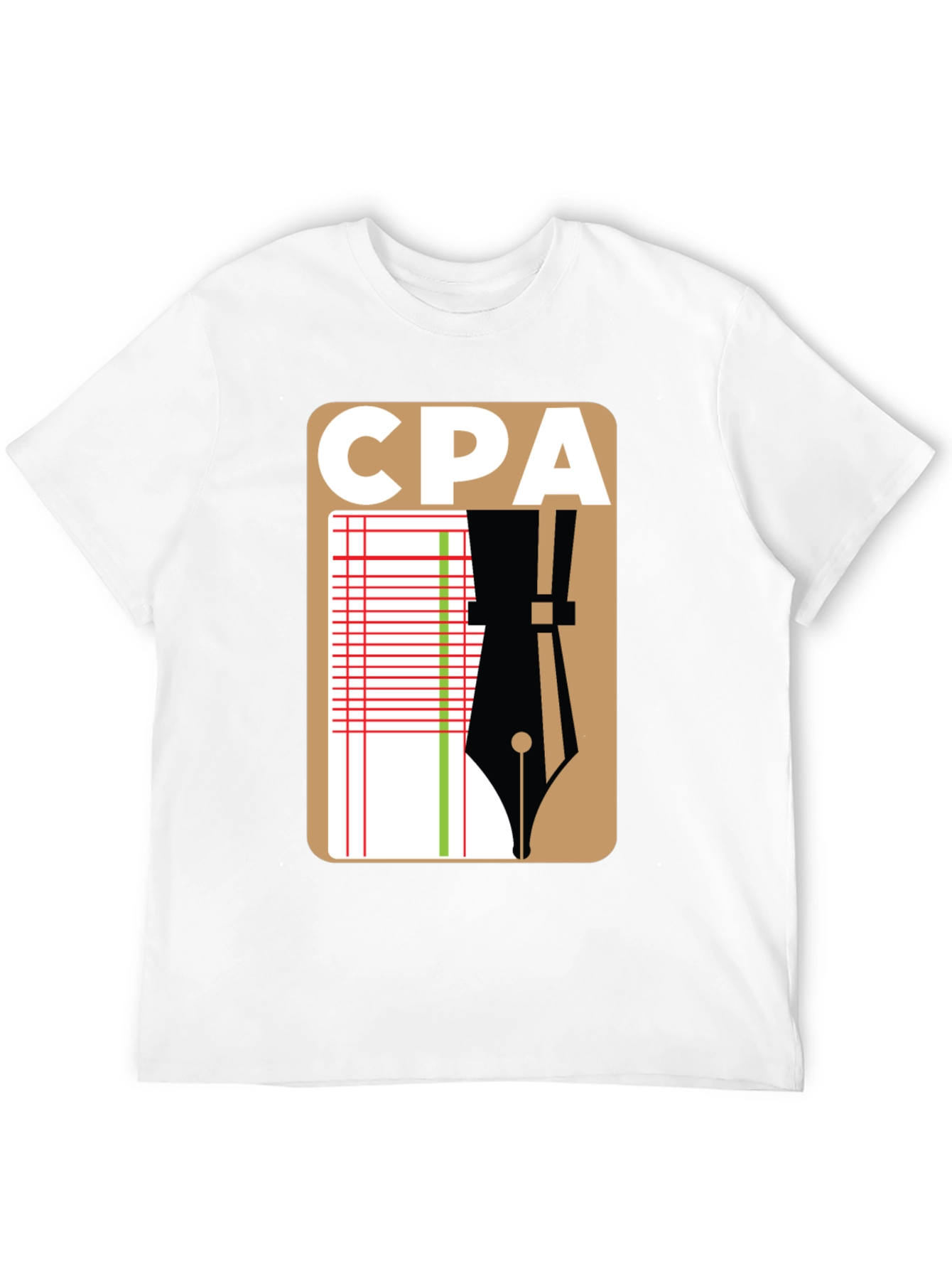 Accountant CPA T-Shirt - Financial Statement Design