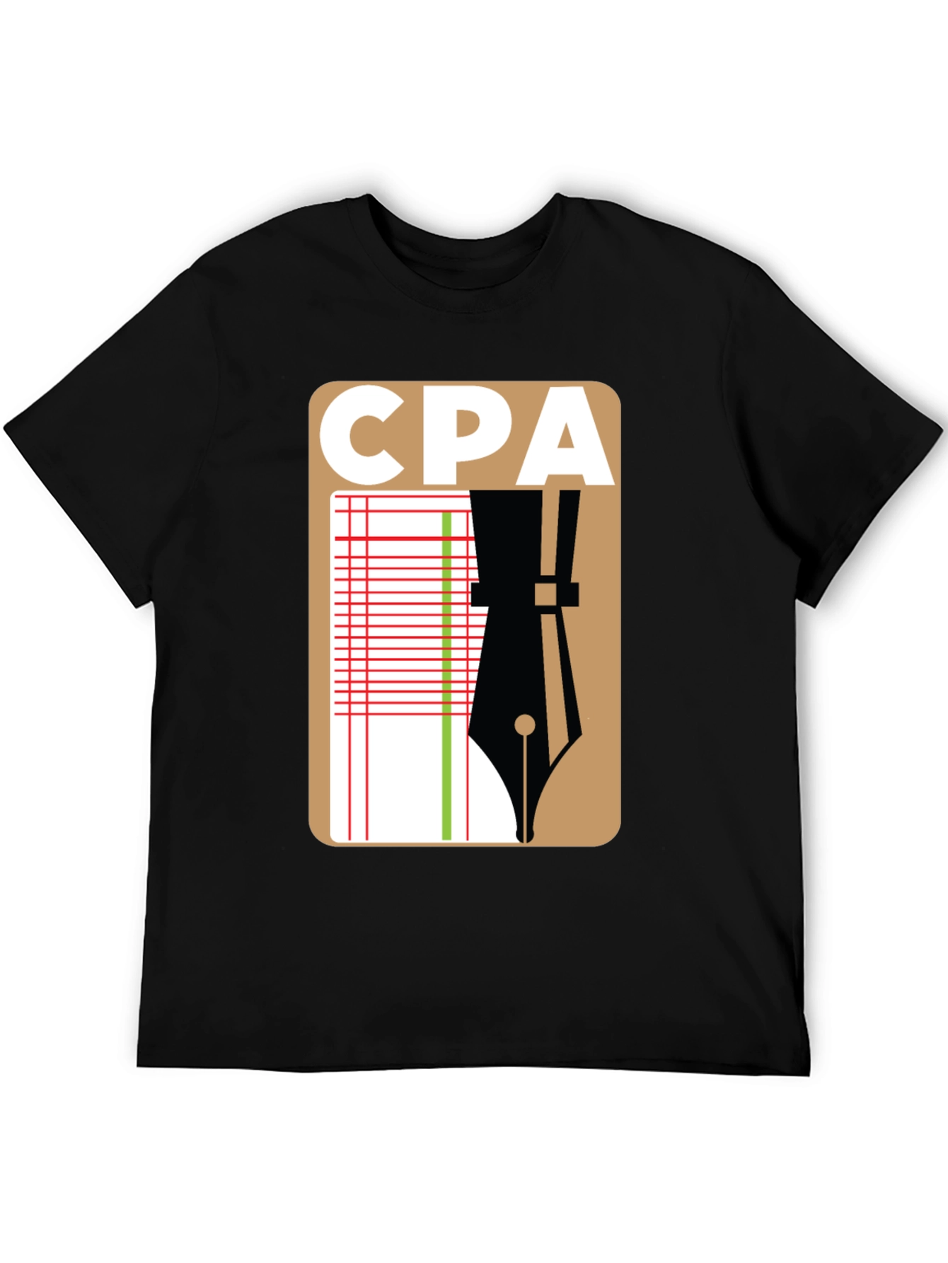Accountant CPA T-Shirt - Financial Statement Design