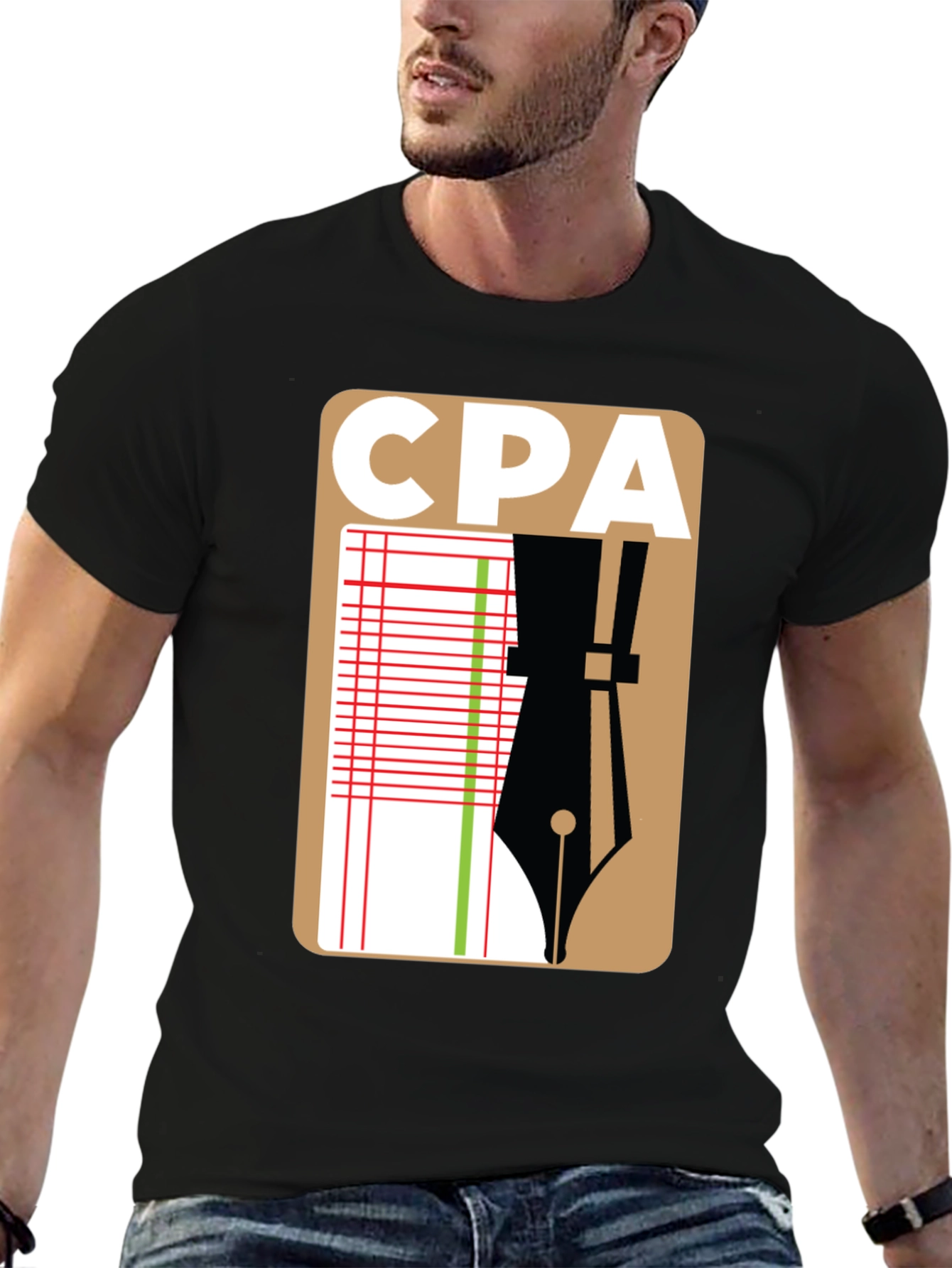 Accountant CPA T-Shirt - Financial Statement Design