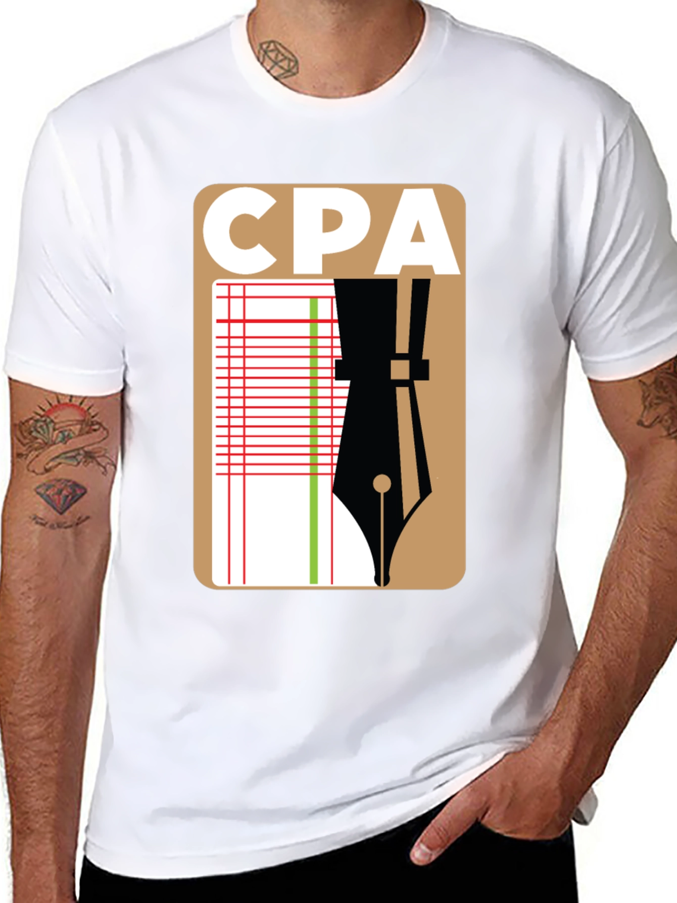 Accountant CPA T-Shirt - Financial Statement Design