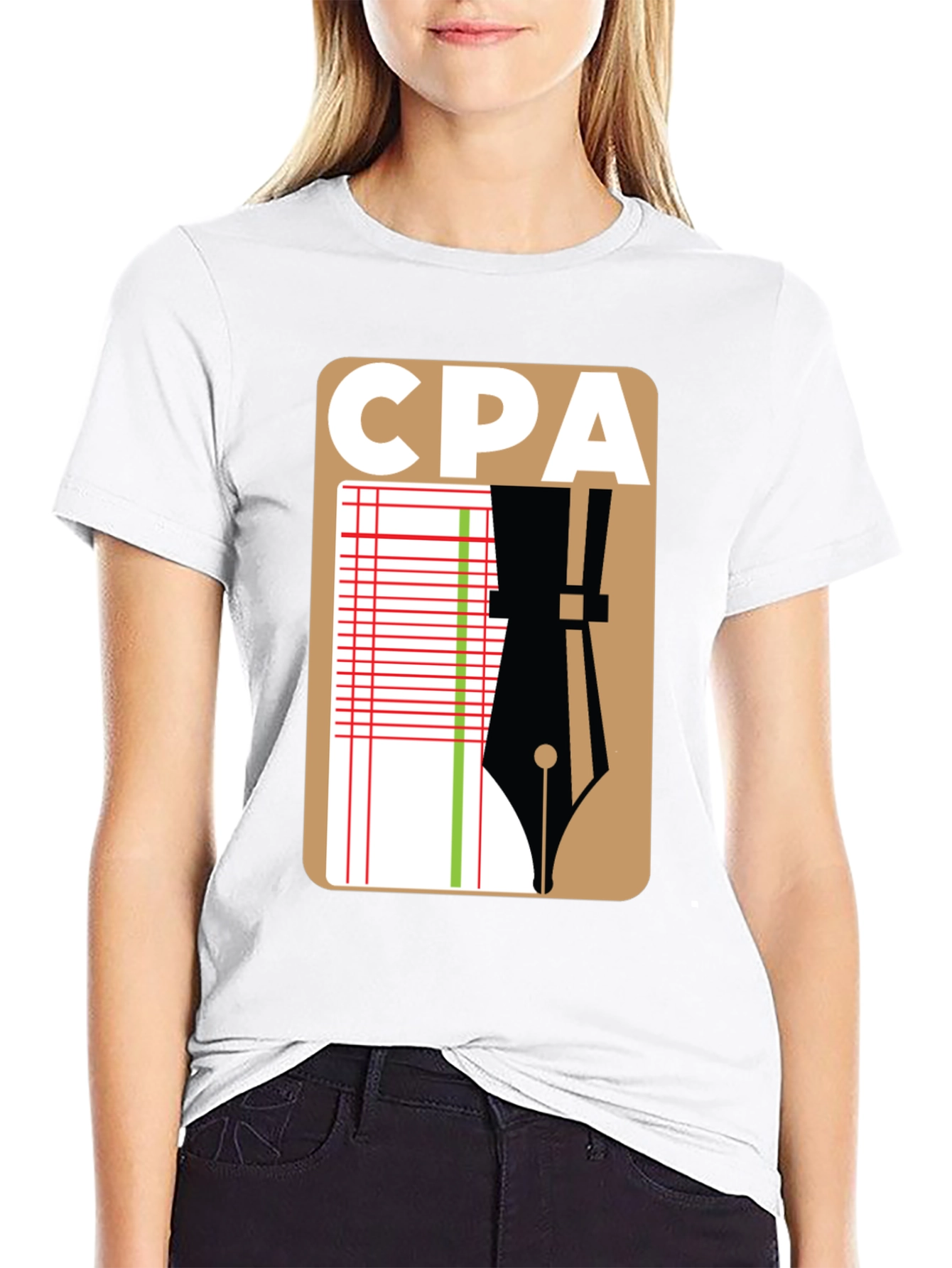 Accountant CPA T-Shirt - Financial Statement Design