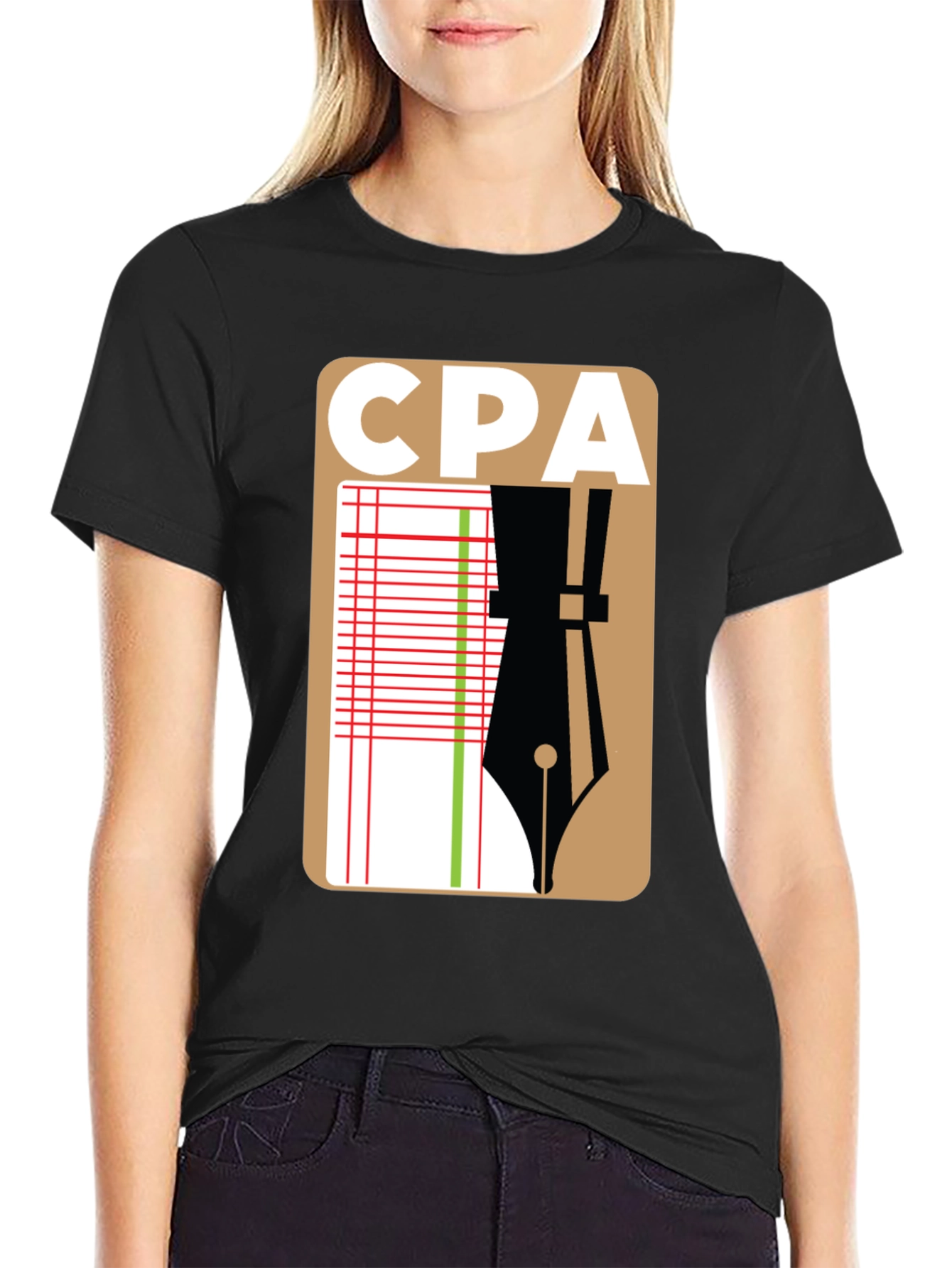 Accountant CPA T-Shirt - Financial Statement Design