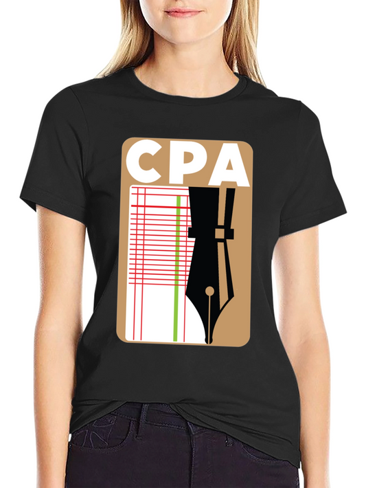 Accountant CPA T-Shirt - Financial Statement Design