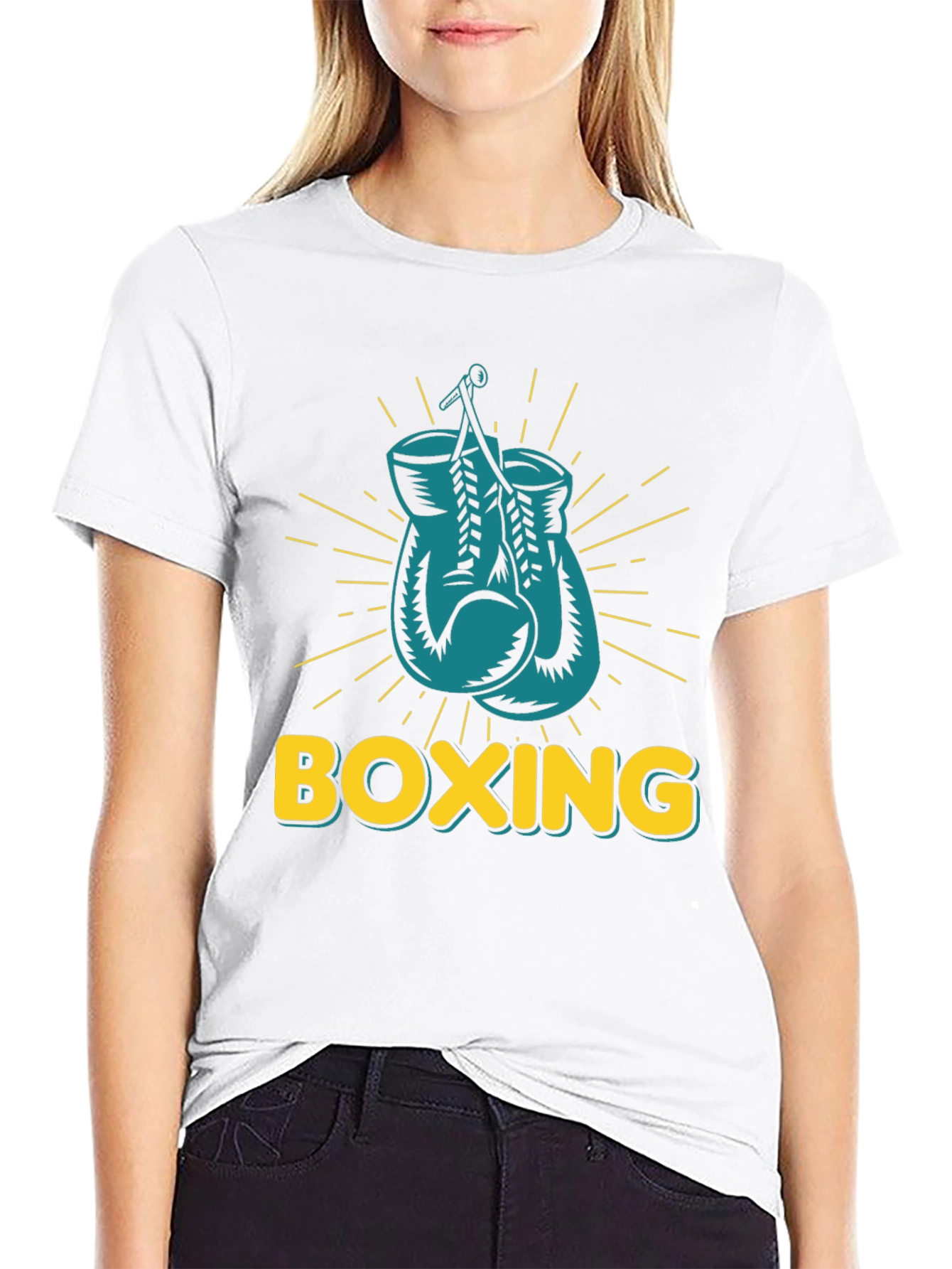 Boxing Gloves Graphic Tee - Punch Out Style!