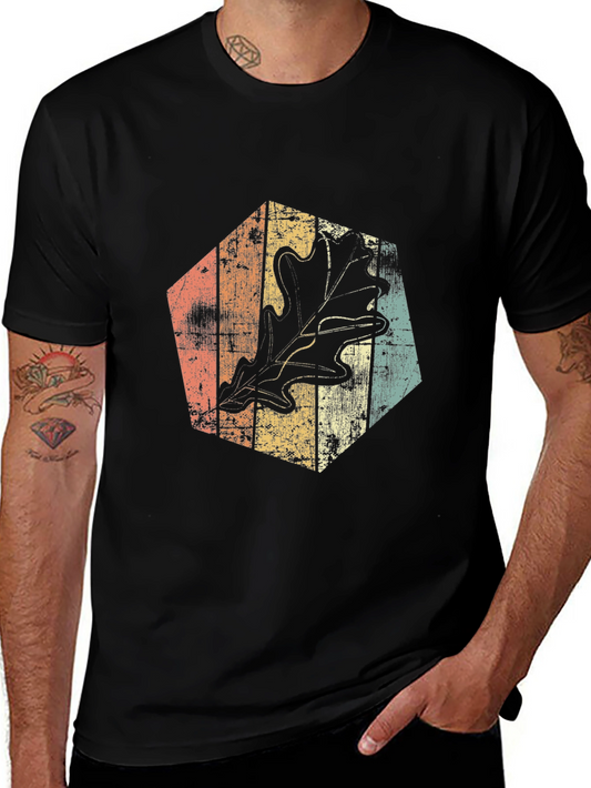 Retro Oak Leaf Graphic Tee