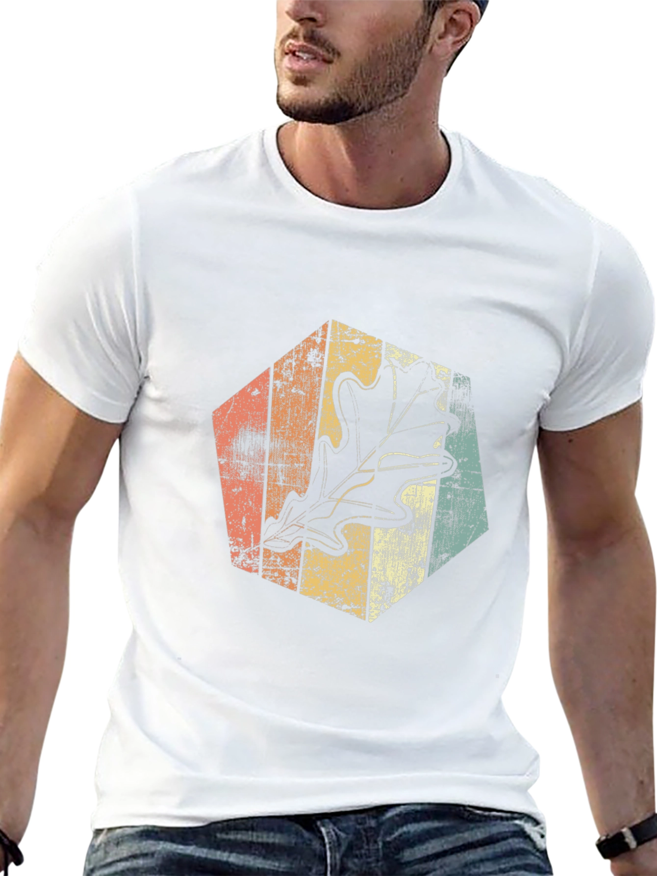 Retro Oak Leaf Graphic Tee