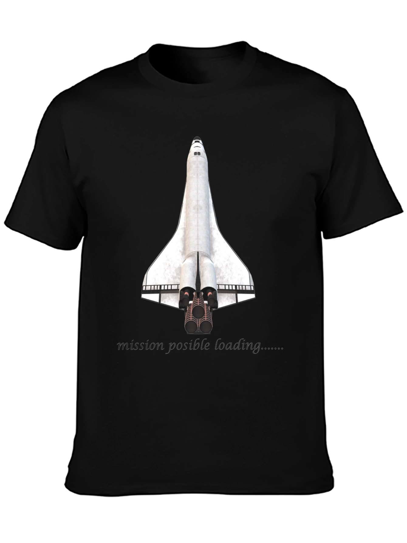 Mission Possible Space Shuttle Graphic T-Shirt