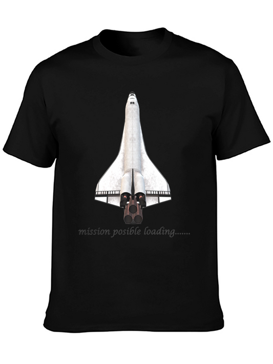Mission Possible Space Shuttle Graphic T-Shirt