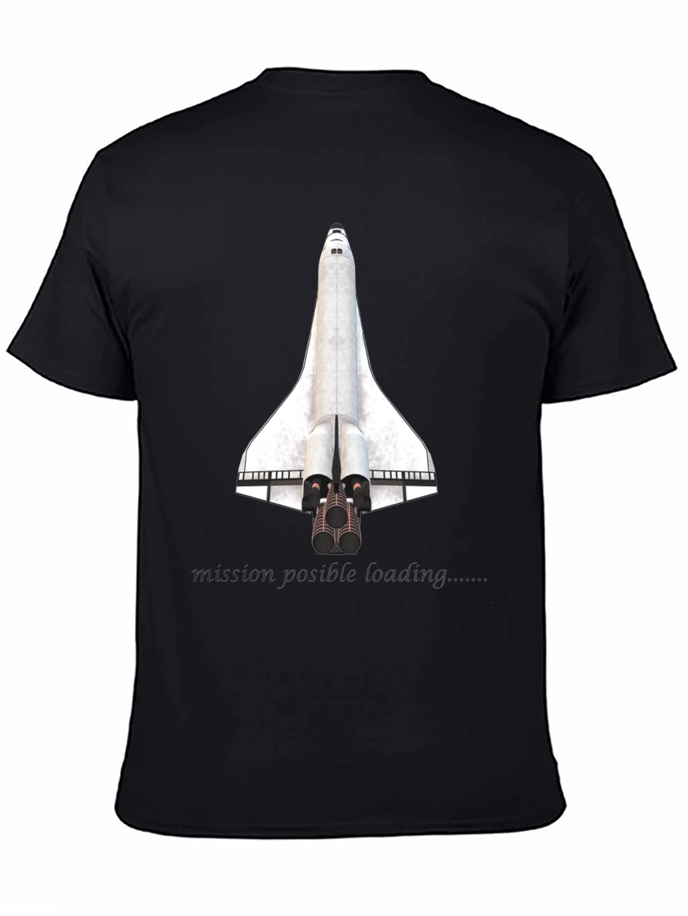 Mission Possible Space Shuttle Graphic T-Shirt