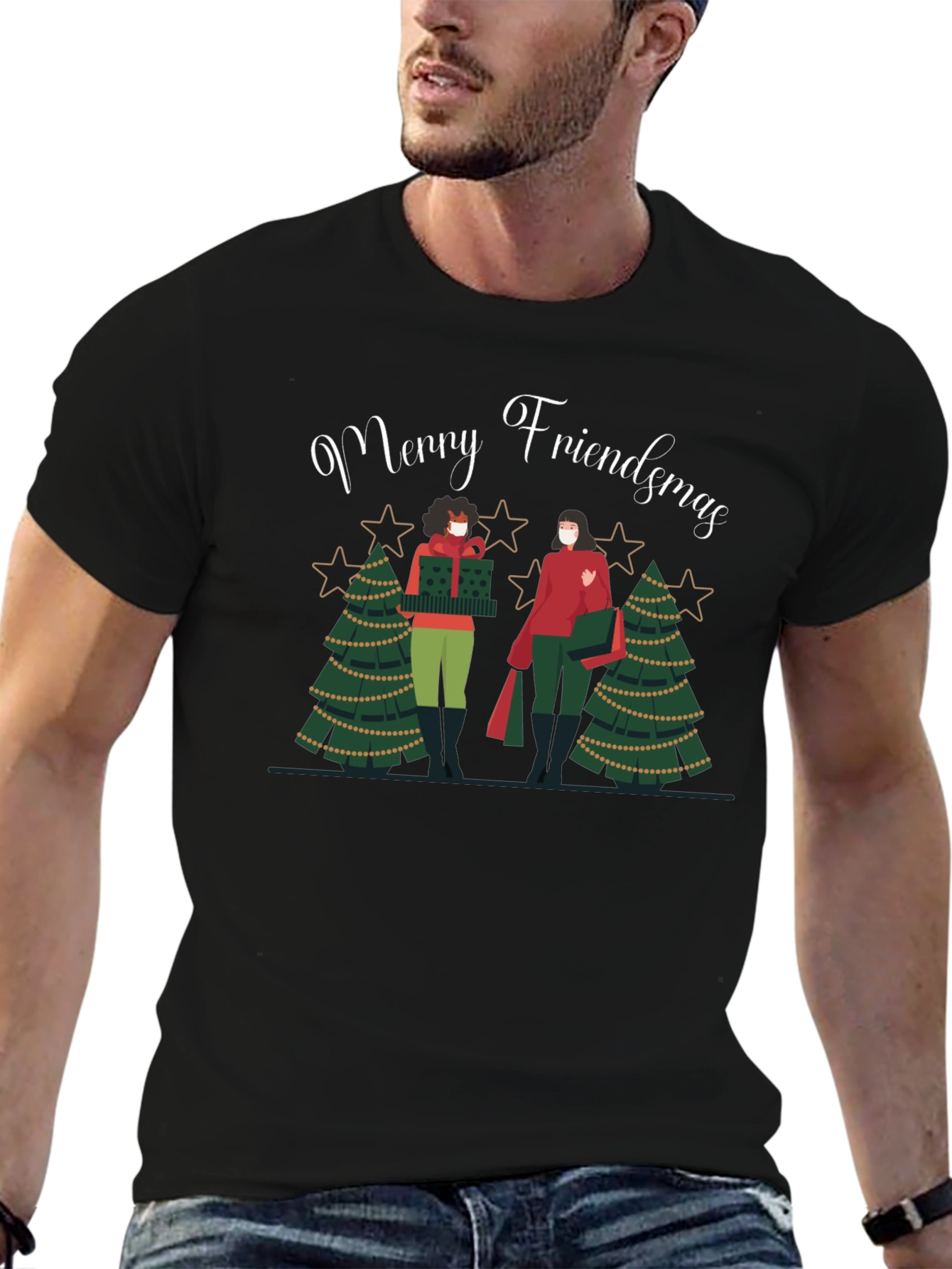 Merry Friendsmas Graphic Tee