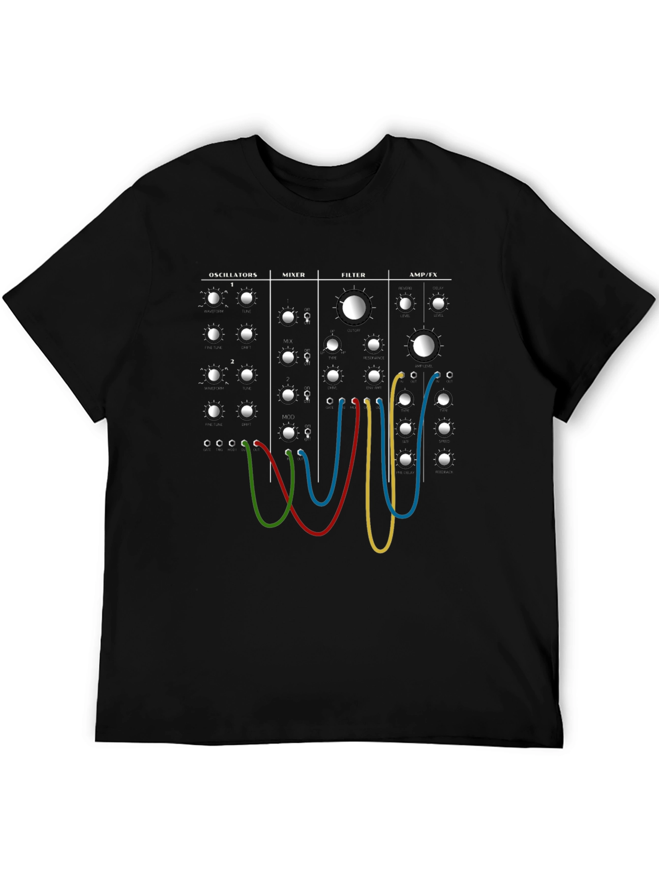 Synthesizer Module T-Shirt - Music Producer Tee