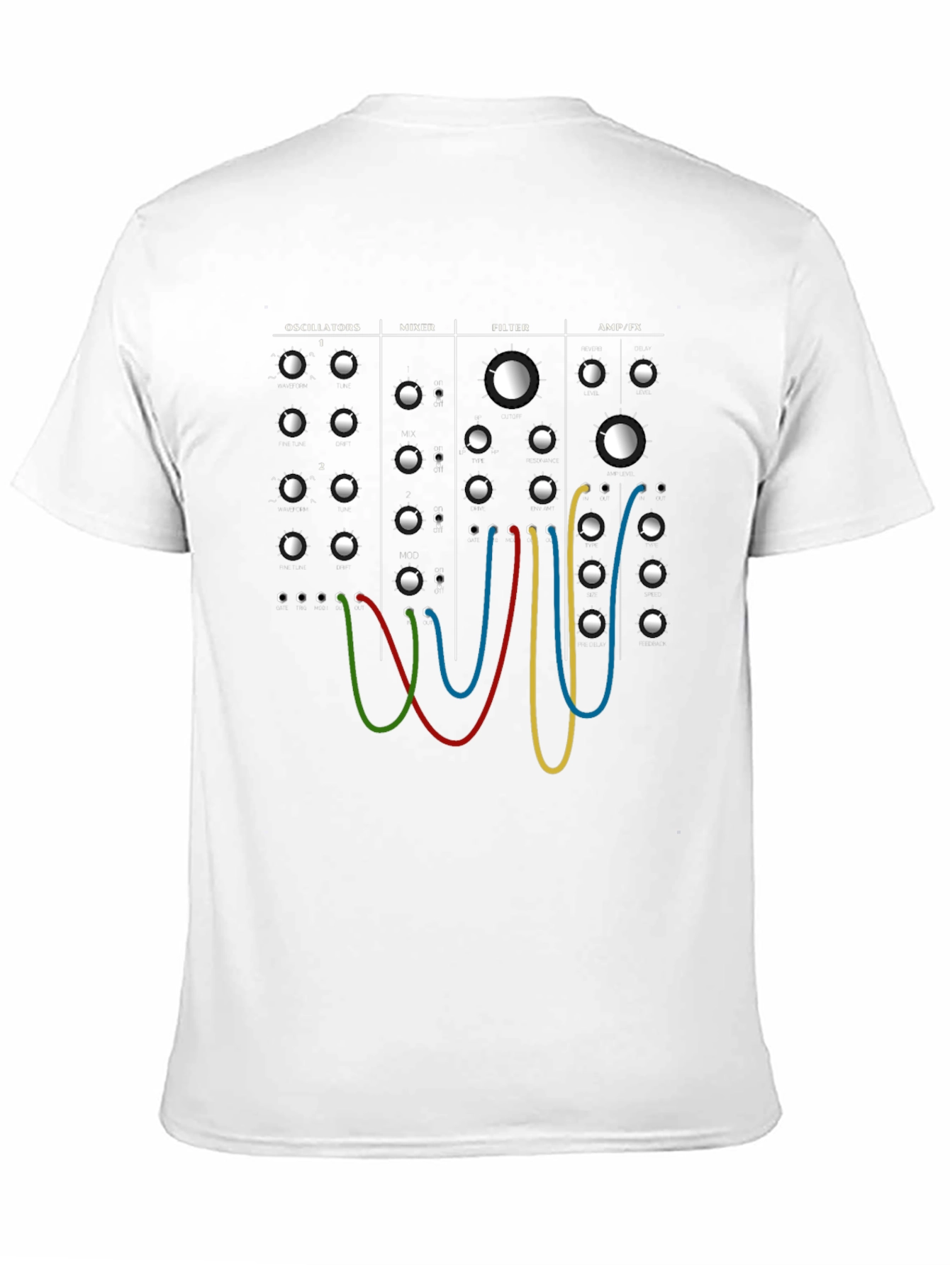 Synthesizer Module T-Shirt - Music Producer Tee