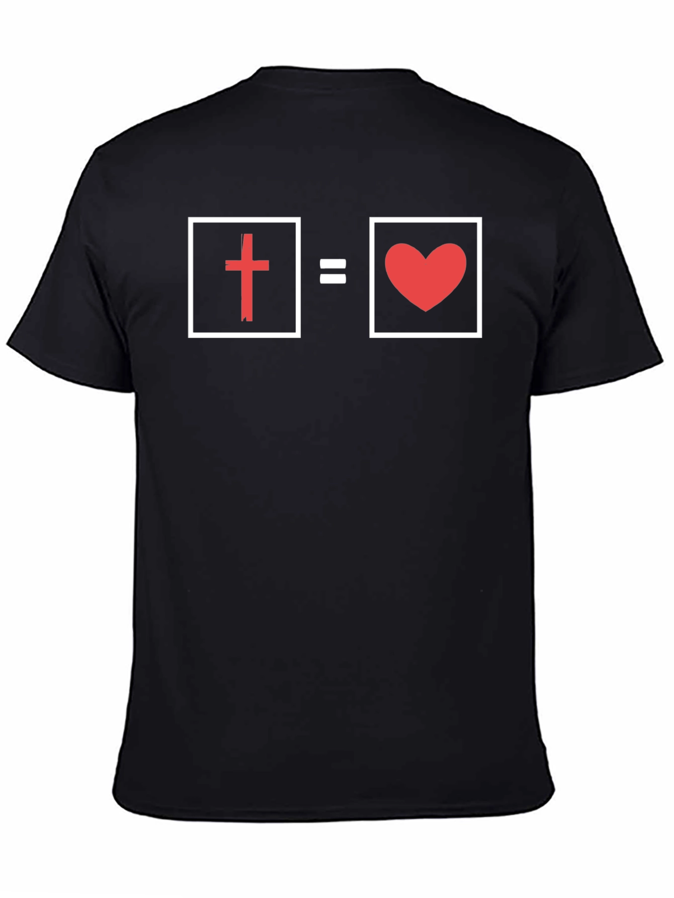 Cross Equals Love Graphic T-Shirt
