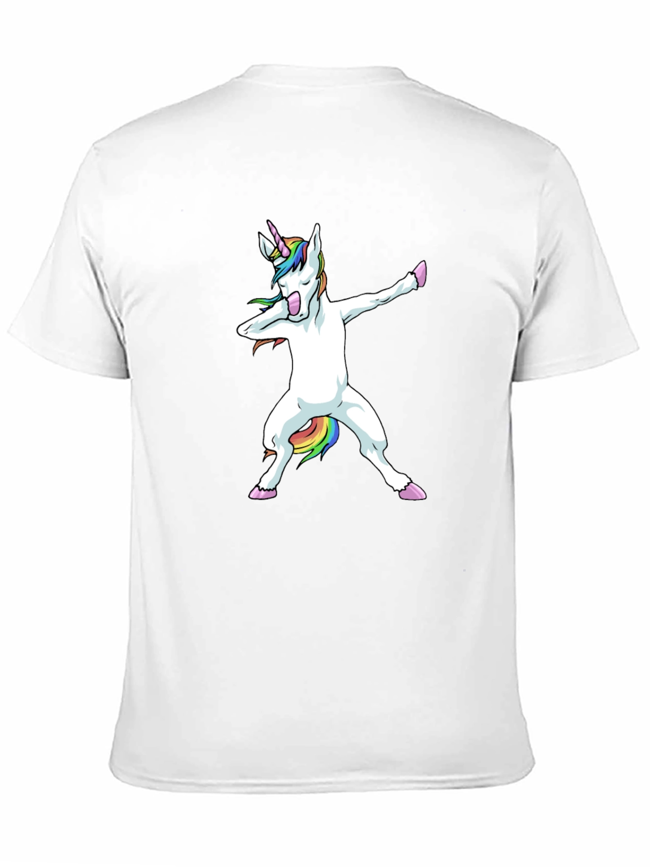 Dabbing Unicorn Black T-Shirt