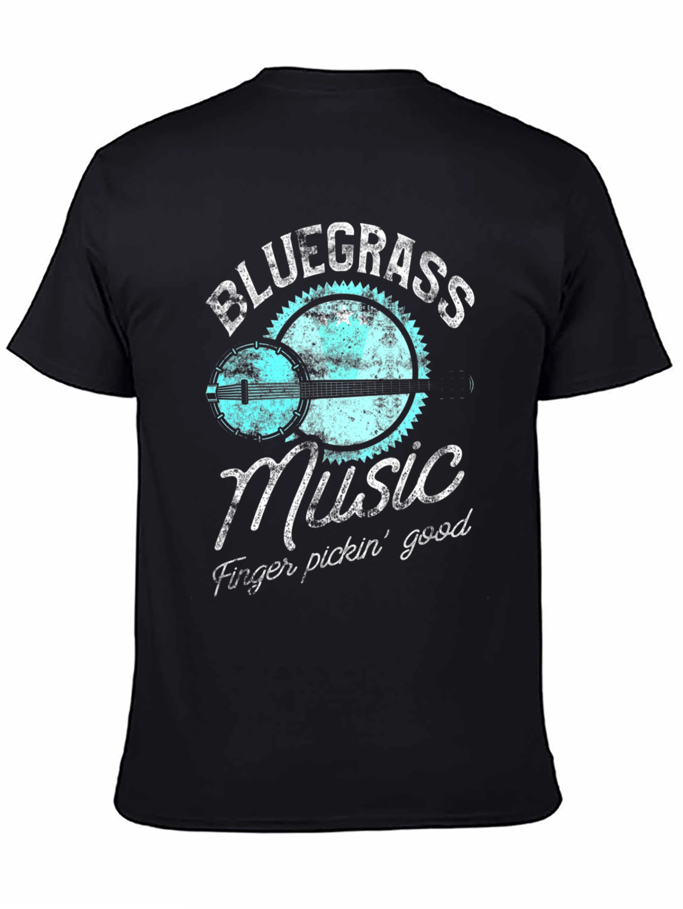 Bluegrass Music Graphic Tee - Finger Pickin Good