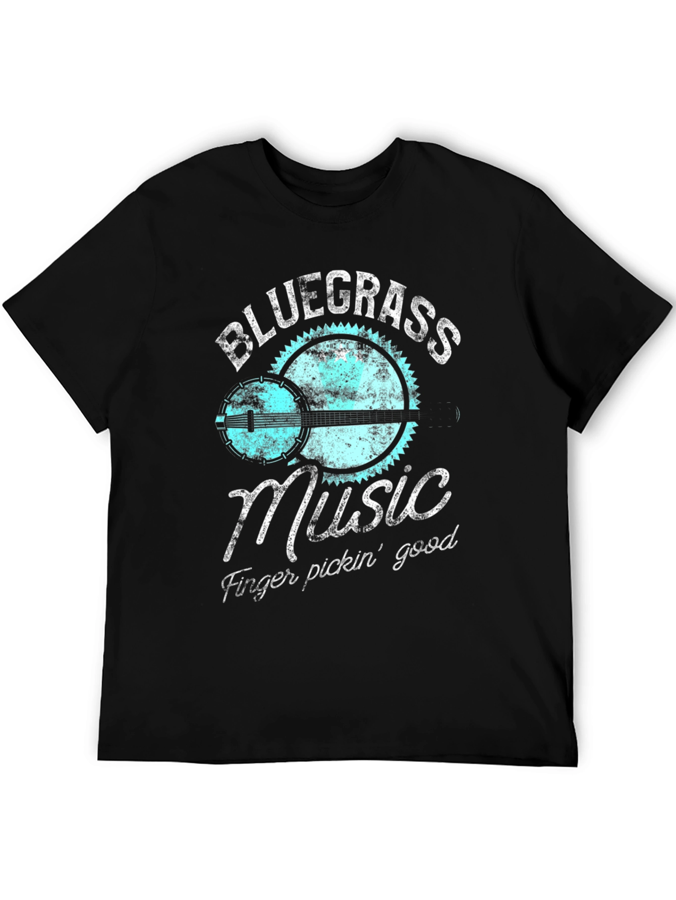 Bluegrass Music Graphic Tee - Finger Pickin Good