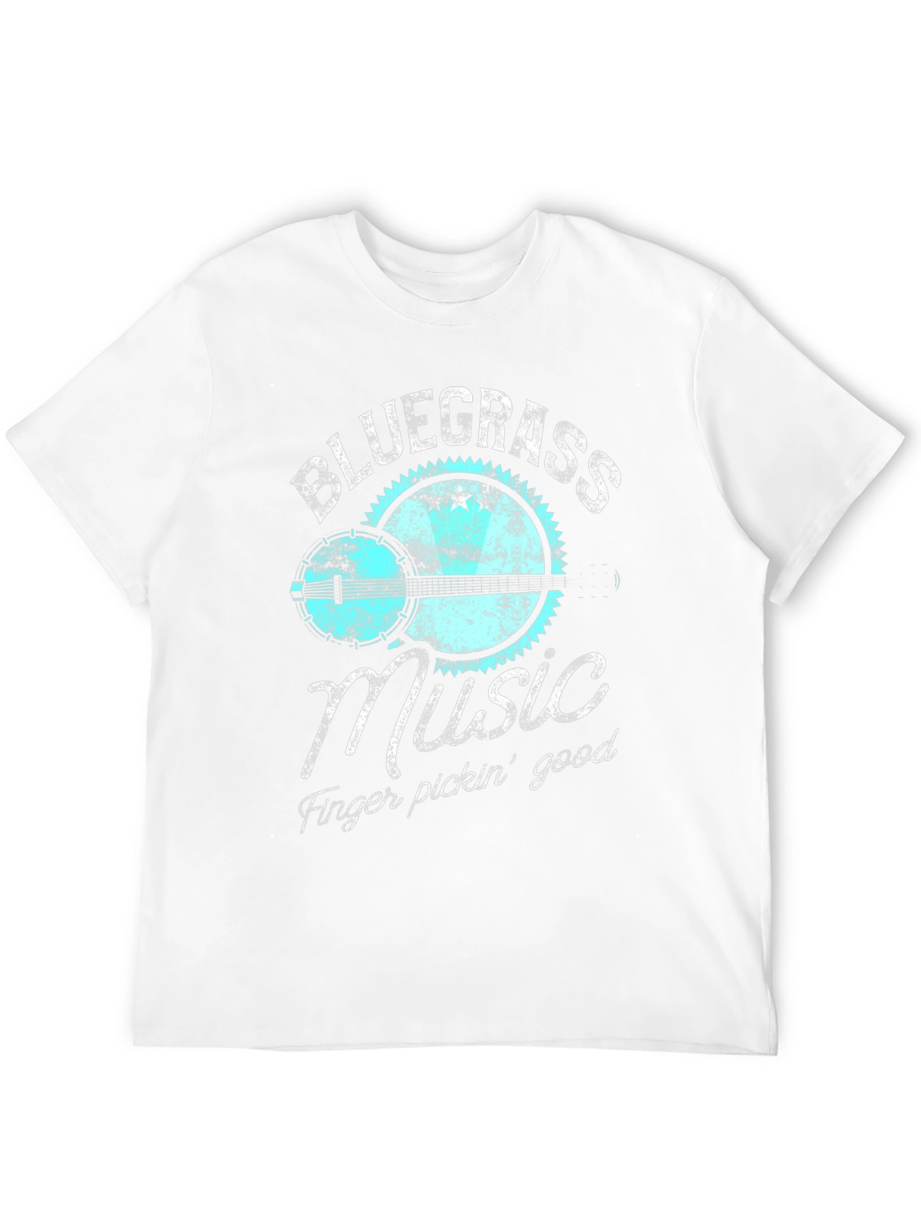 Bluegrass Music Graphic Tee - Finger Pickin Good