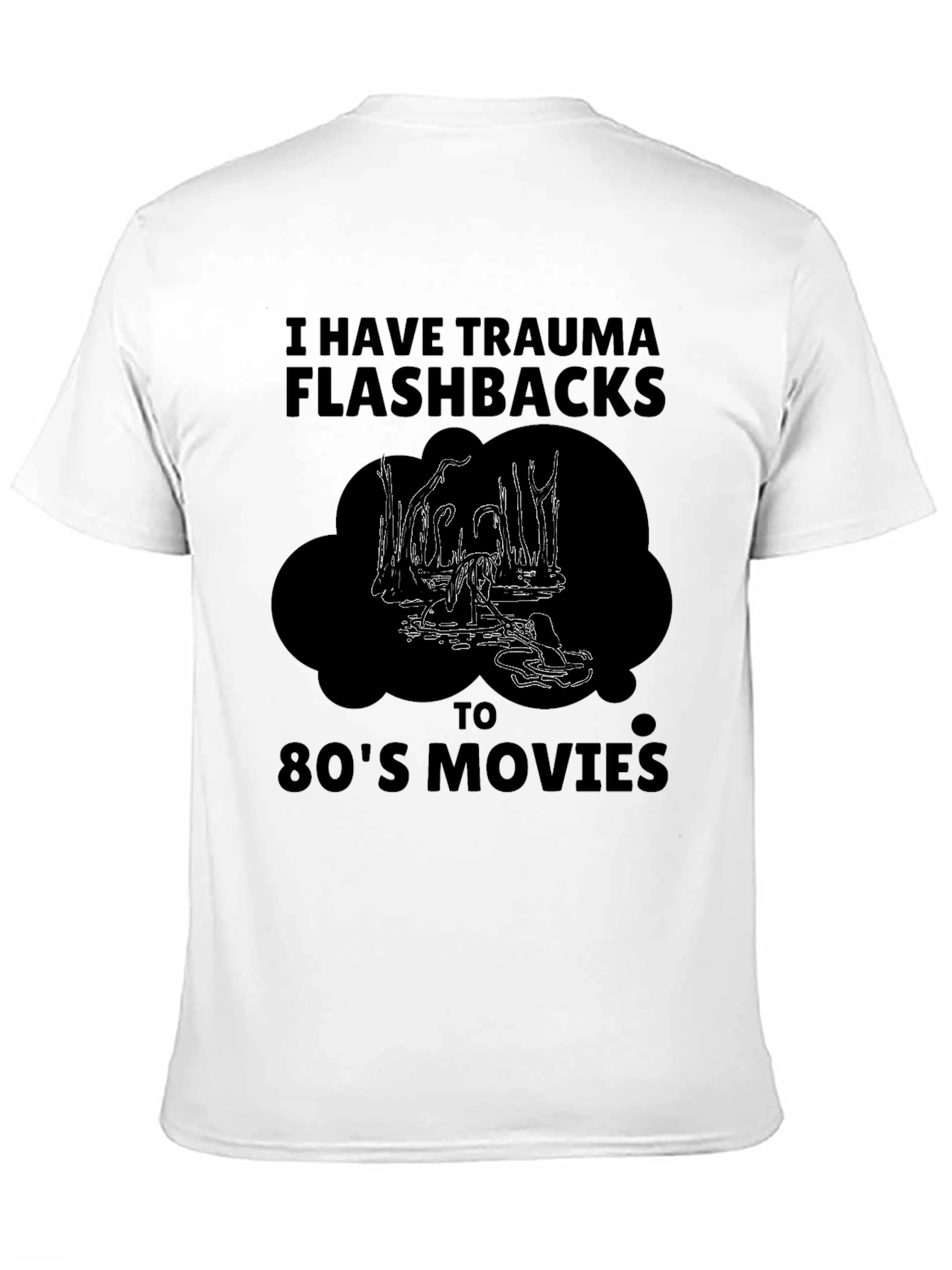 Trauma Flashbacks 80s Movies Graphic Tee
