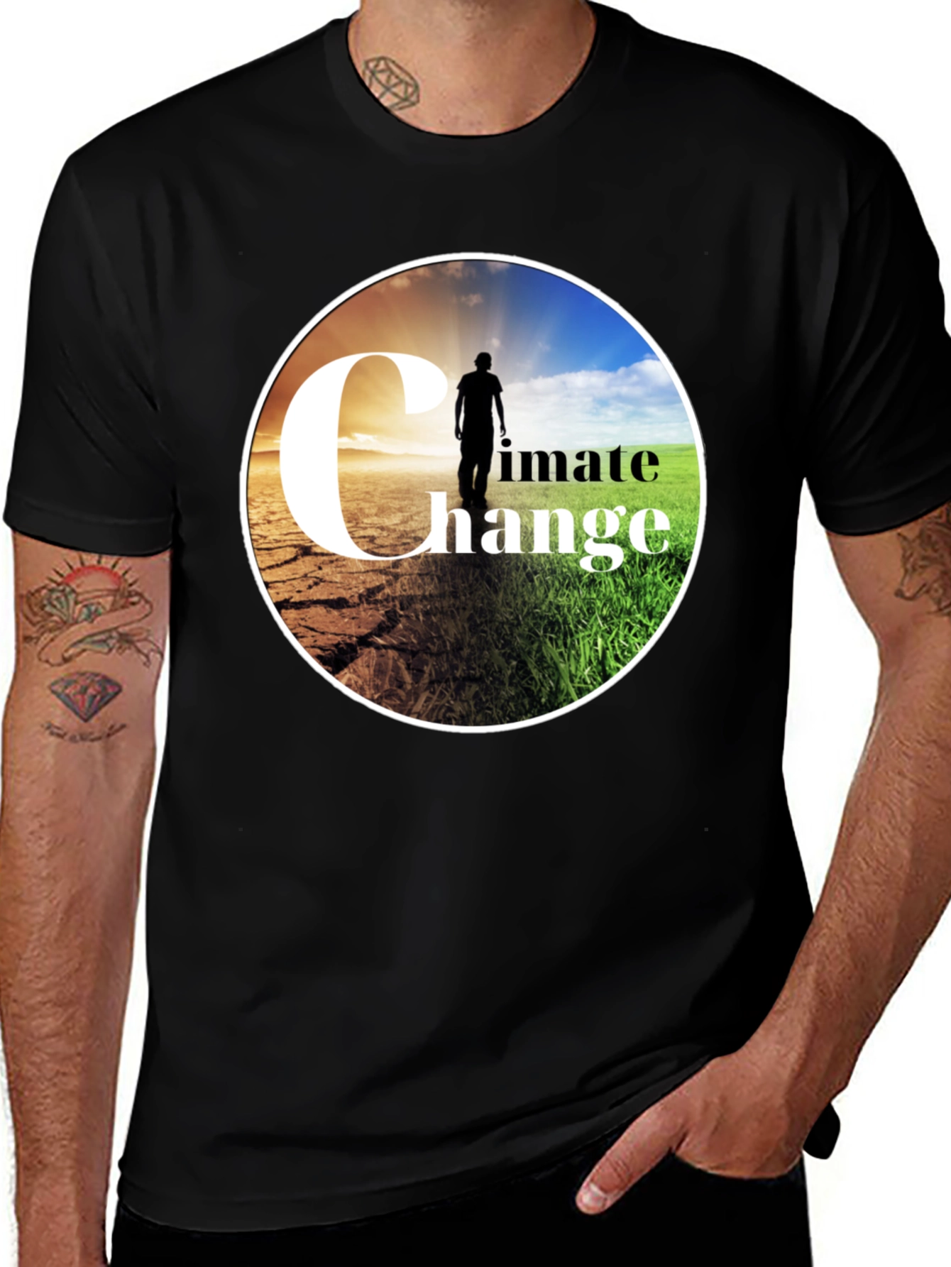 Climate Change Graphic Tee - Eco-Friendly Awareness