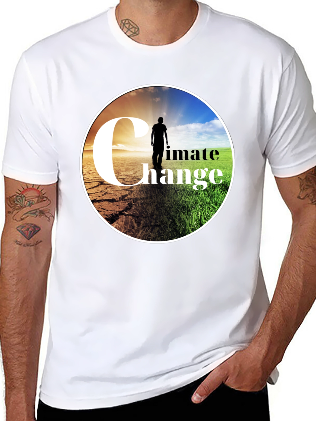 Climate Change Graphic Tee - Eco-Friendly Awareness
