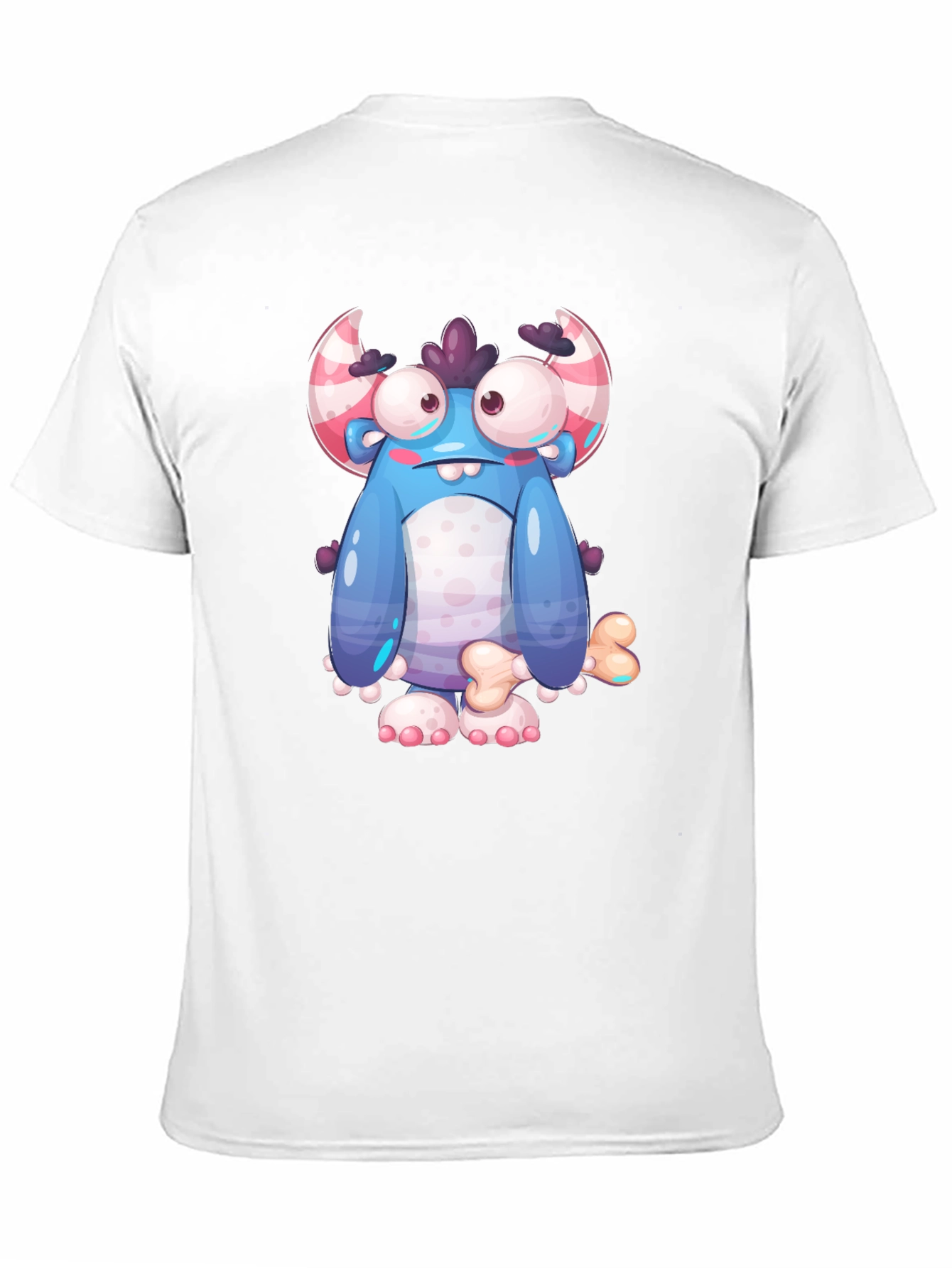 Monster Graphic Black T-Shirt for Men