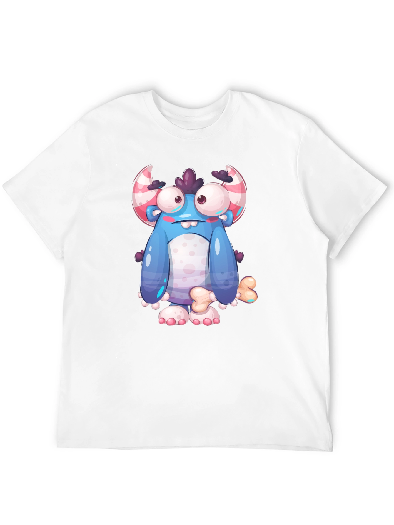 Monster Graphic Black T-Shirt for Men