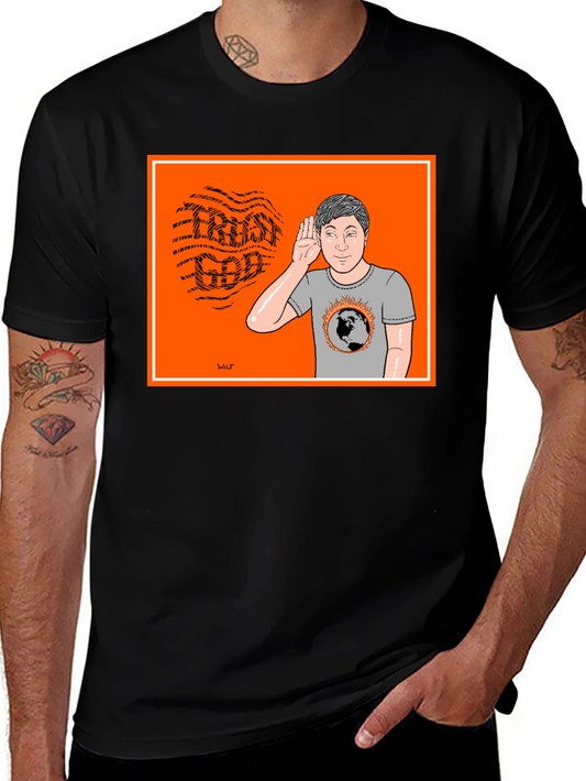 Cartoon Graphic T-Shirt - Global Warming Awareness Tee