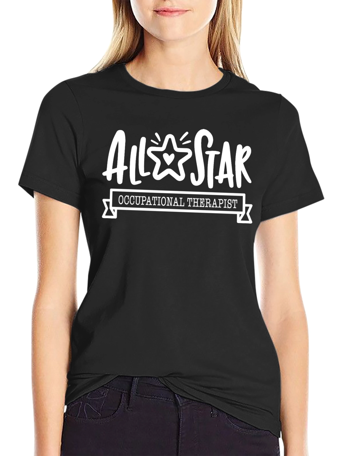 All Star Occupational Therapist Black T-Shirt