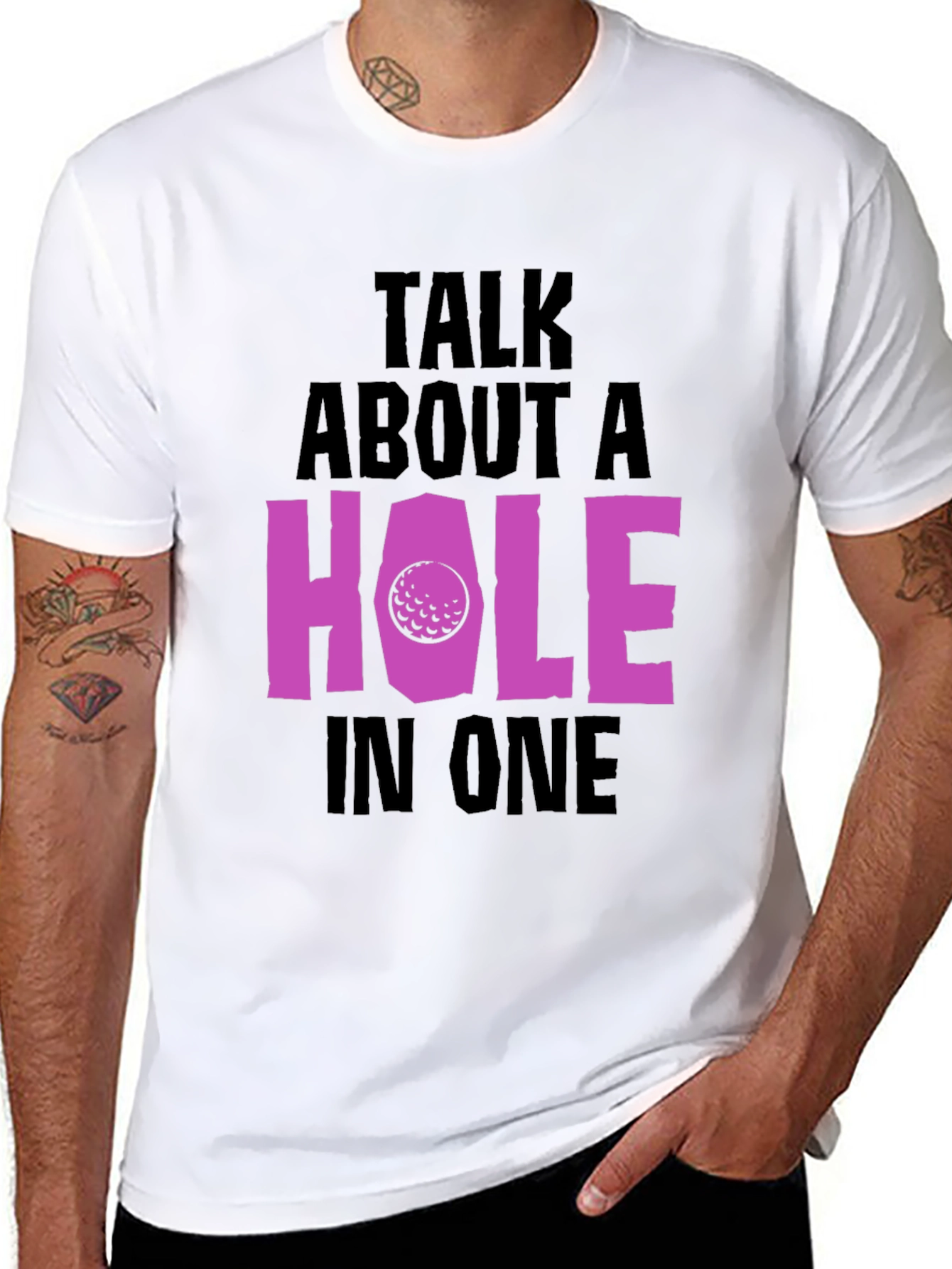 Golf Hole In One Graphic T-Shirt