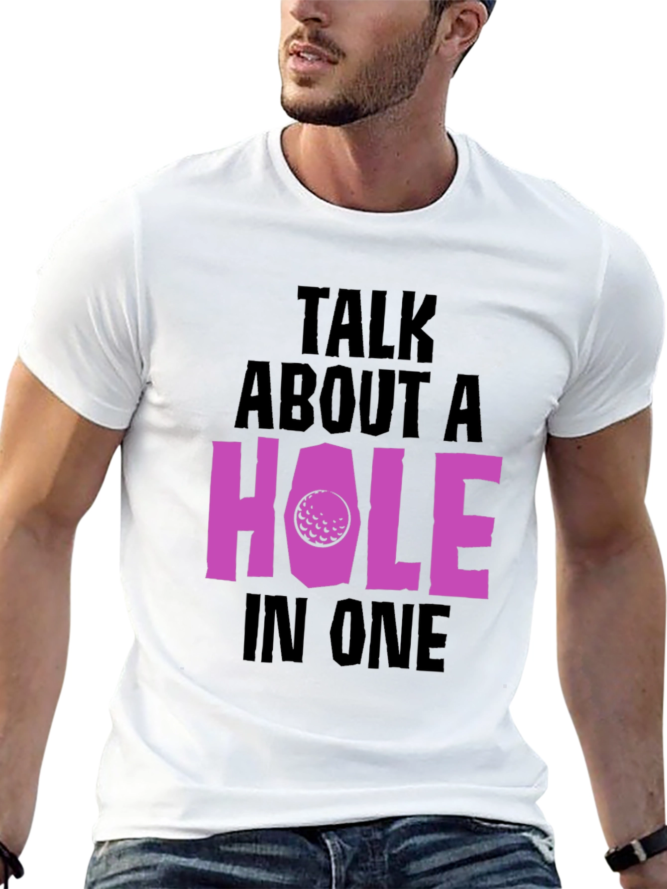 Golf Hole In One Graphic T-Shirt